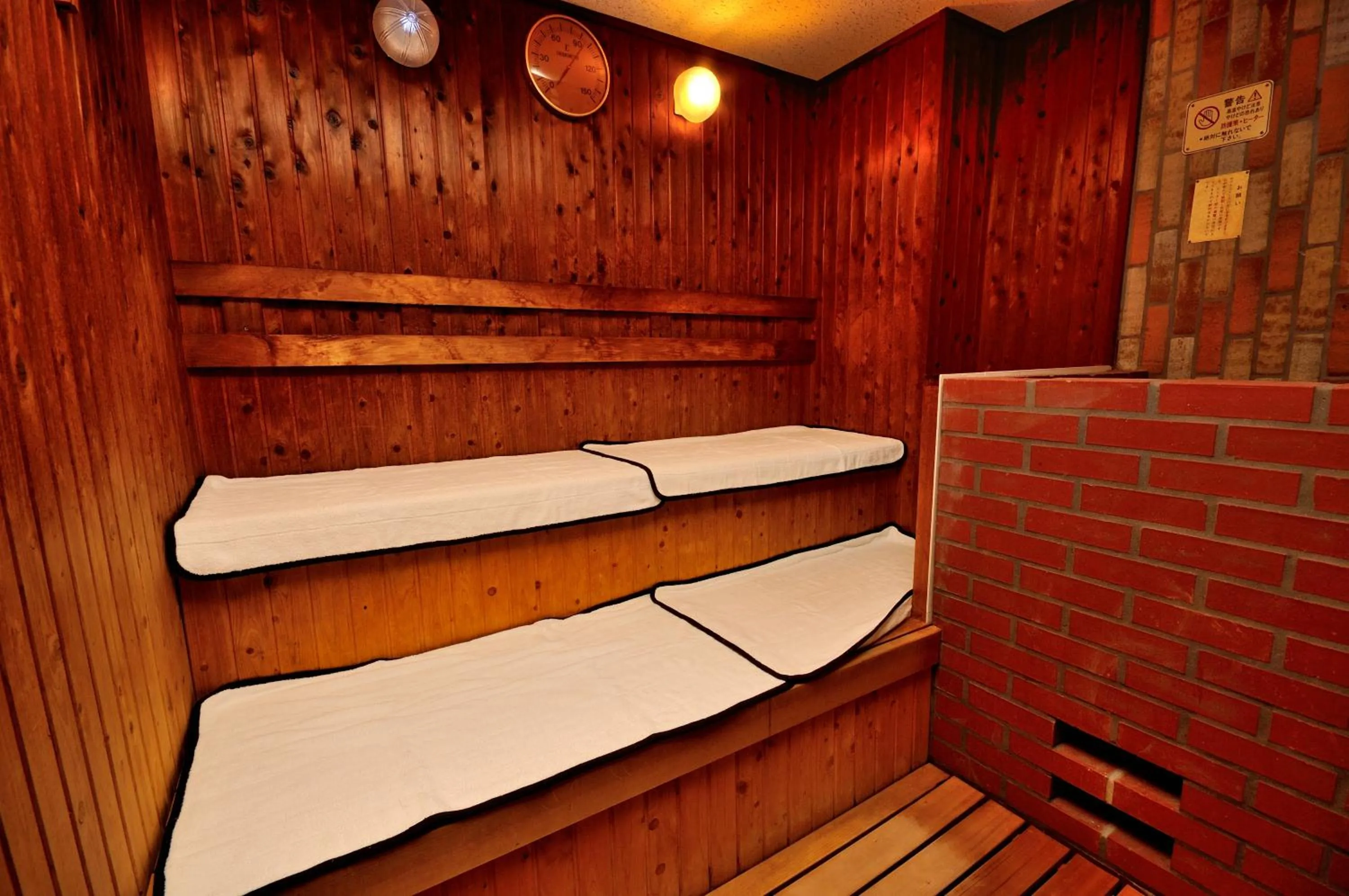 Sauna, Bed in Spa&Capsule Hotel Grandpark Inn Kitasenju