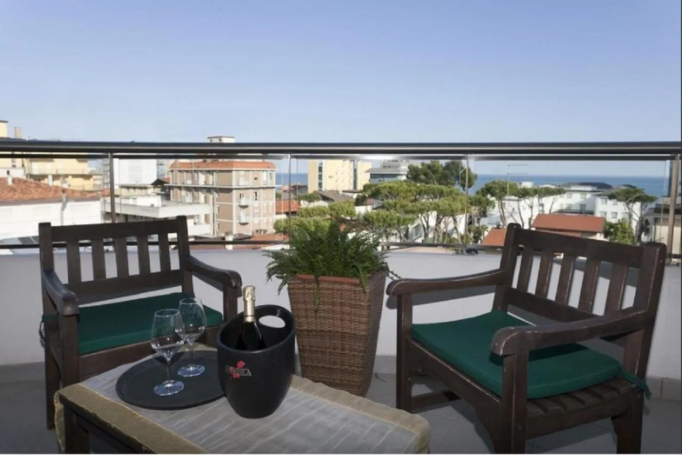 Balcony/Terrace in Hotel Centrale