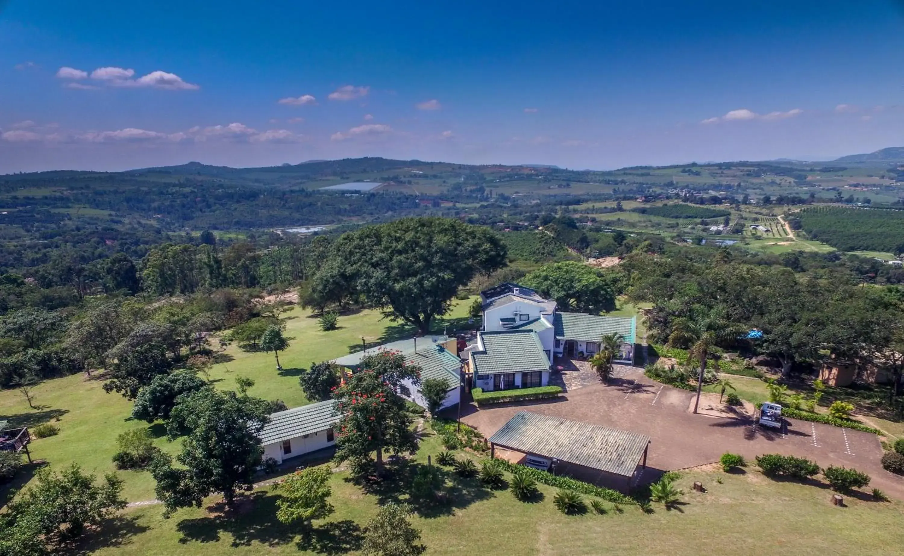 Bird's eye view in White House Lodge Bird's eye view in White House Lodge