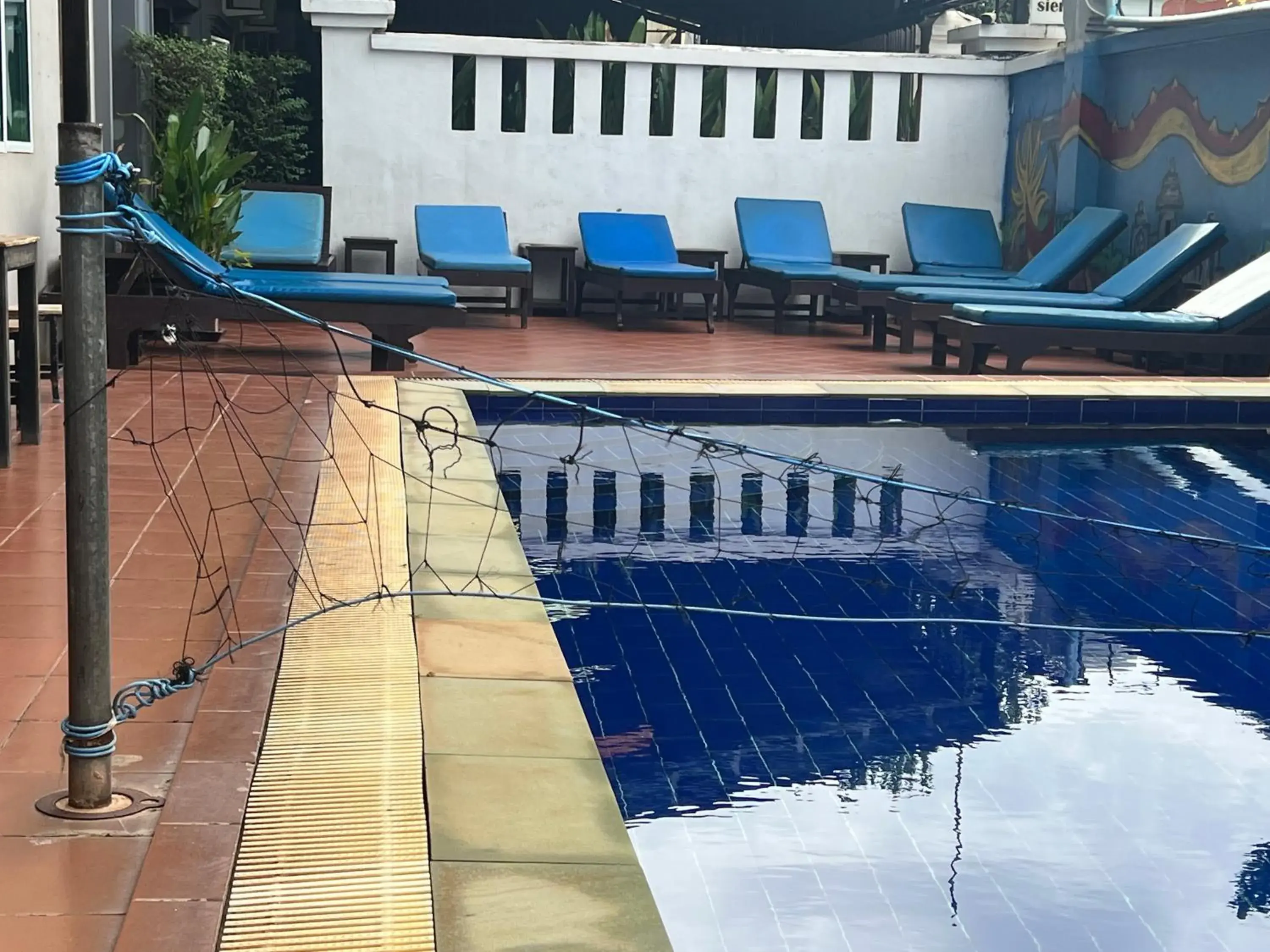 Pool view in Siem Reap Pub Hostel Pool view in Siem Reap Pub Hostel