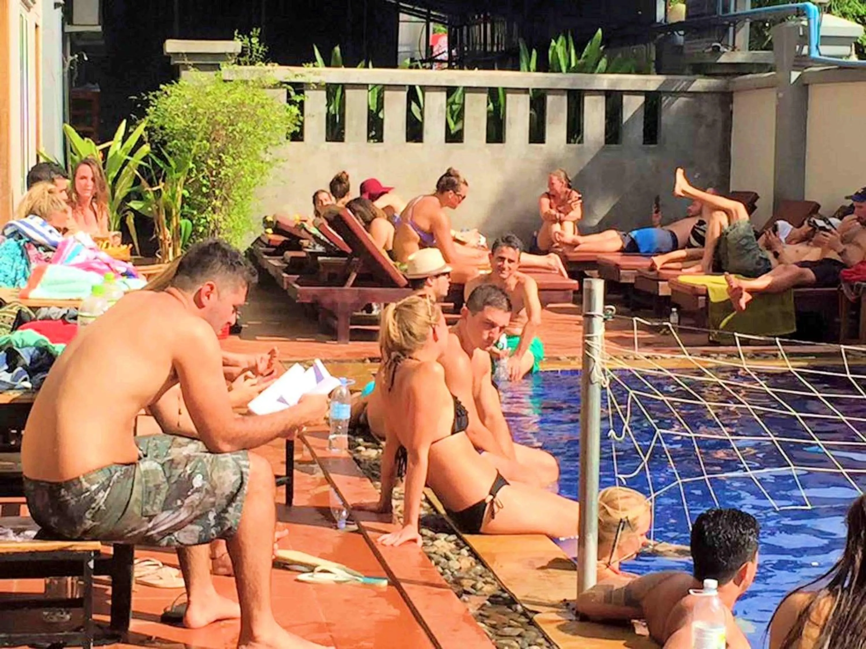 Swimming pool in Siem Reap Pub Hostel