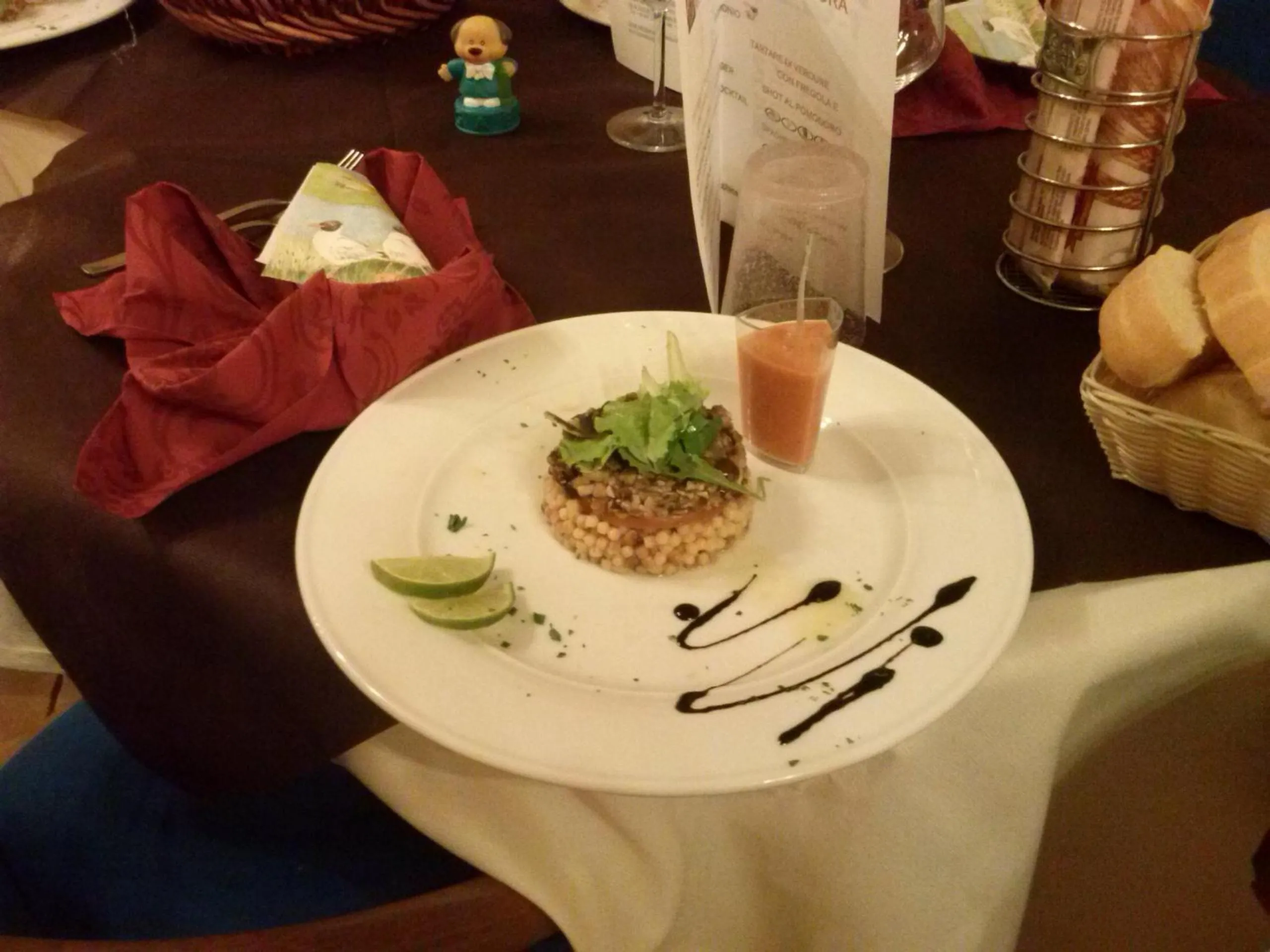 Food close-up in Locanda San Marco