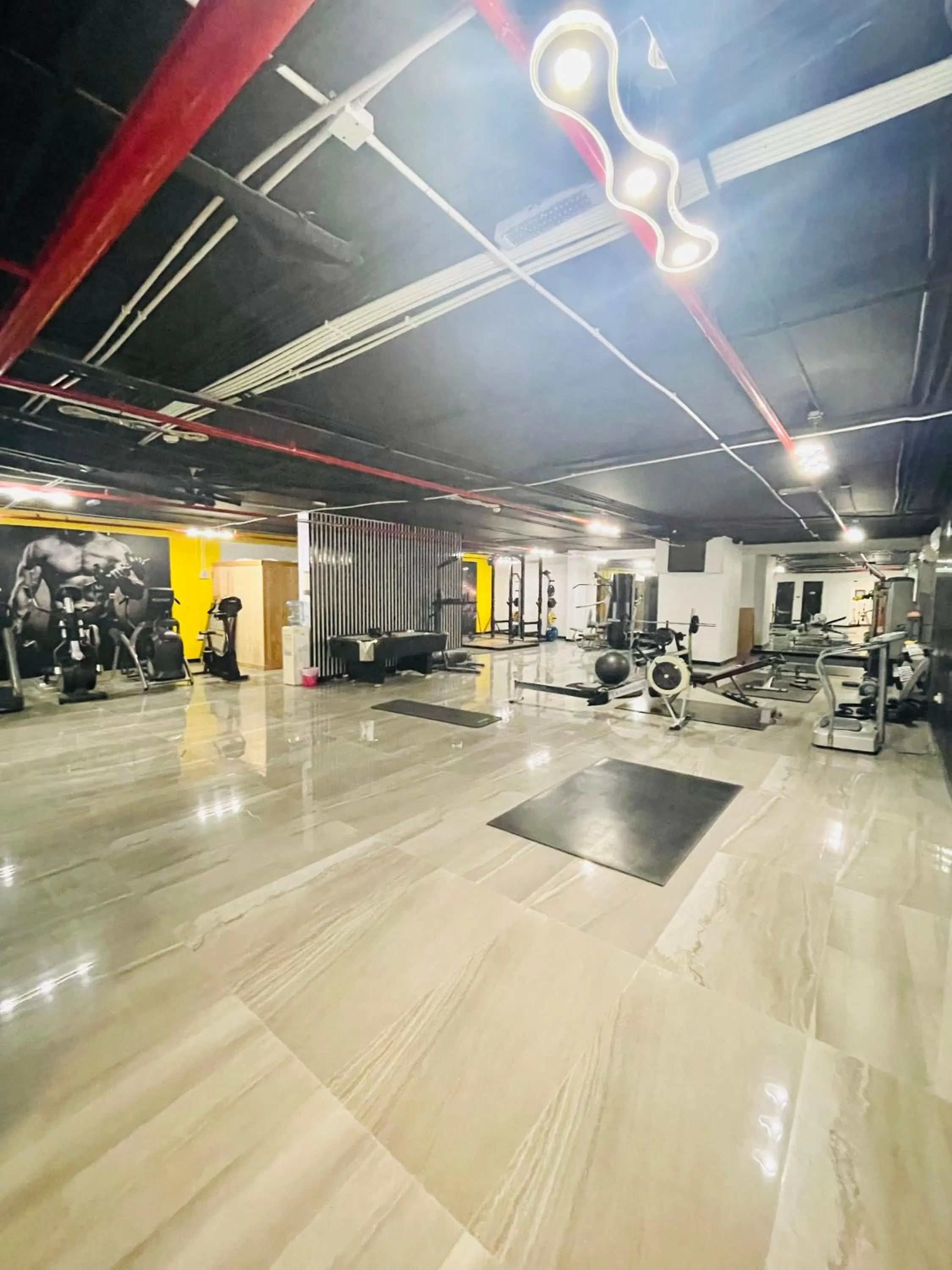 Fitness centre/facilities in Kiev Tower Hotel Apartments