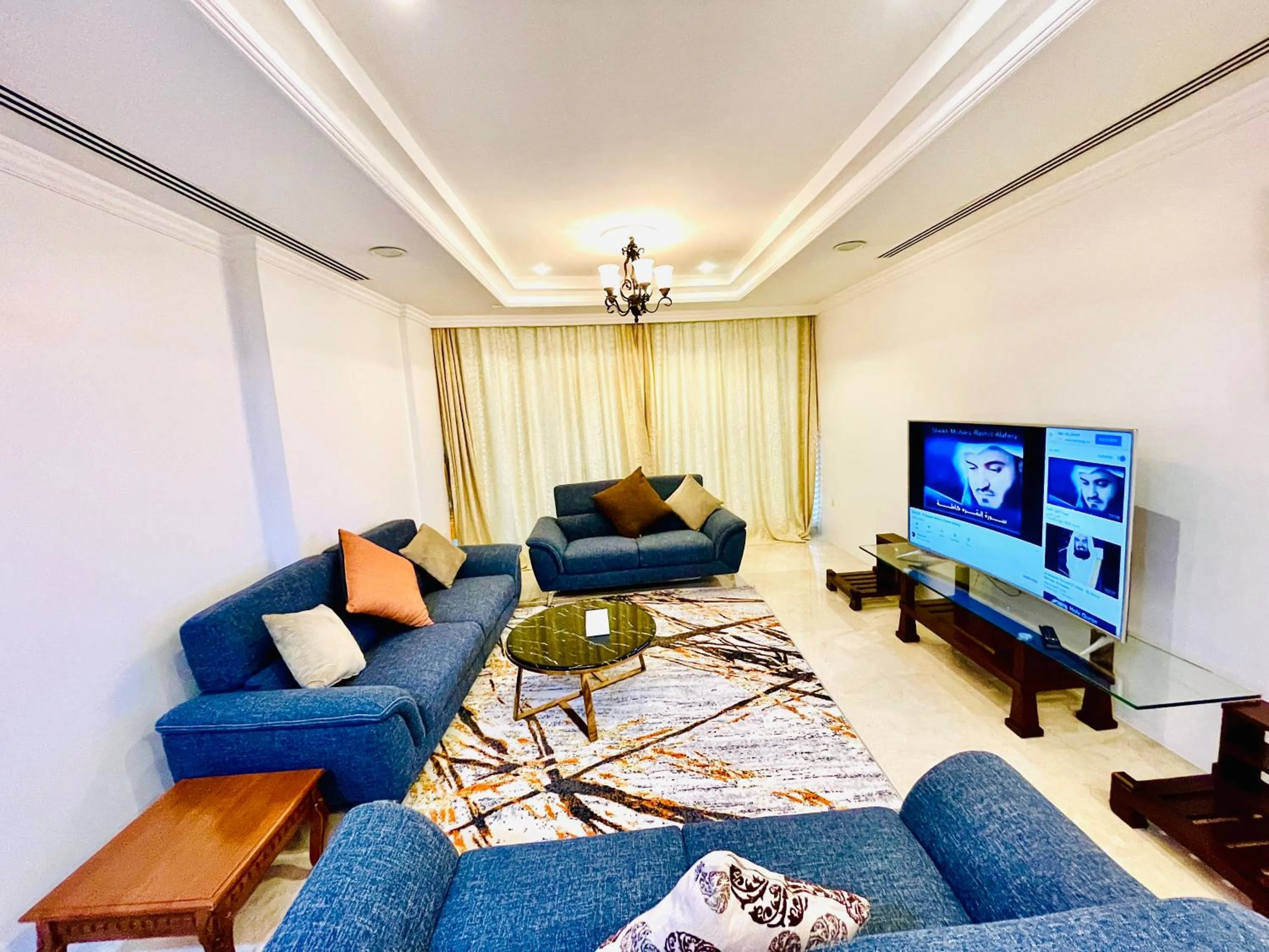 Living room in Kiev Tower Hotel Apartments