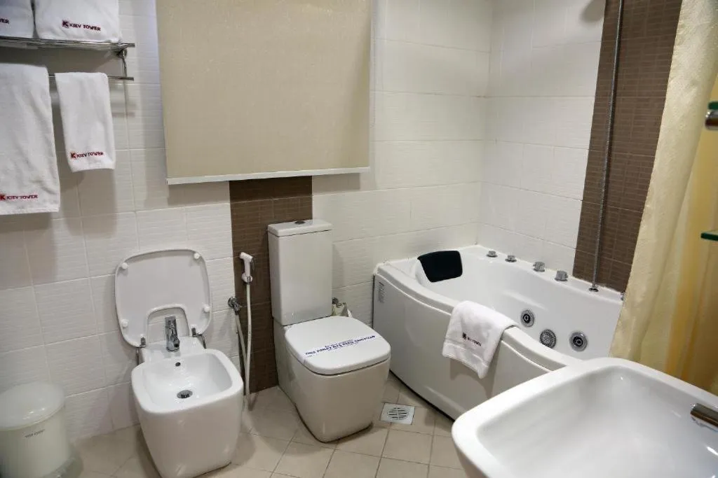 Bathroom in Kiev Tower Hotel Apartments