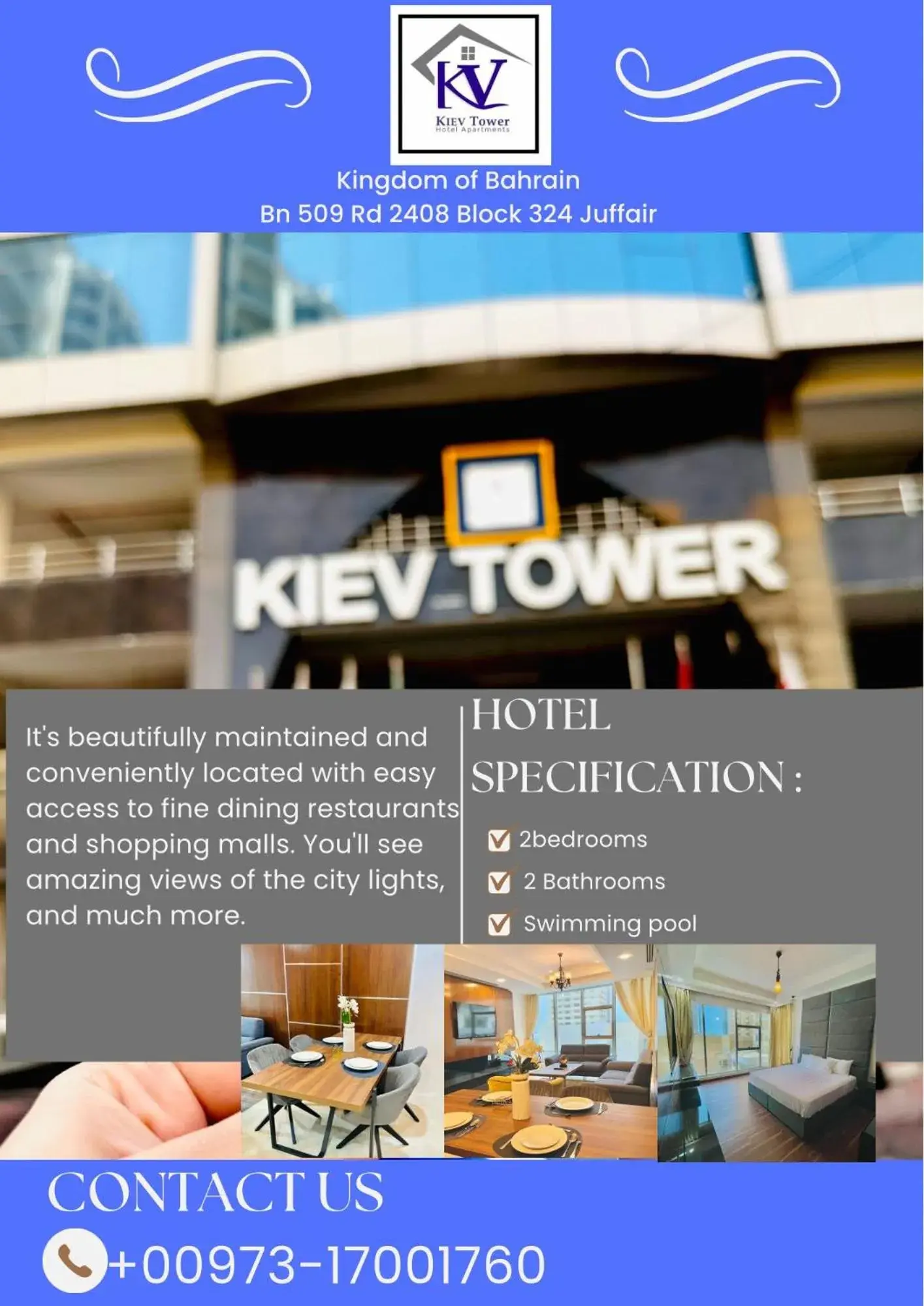 Property building in Kiev Tower Hotel Apartments Property building in Kiev Tower Hotel Apartments