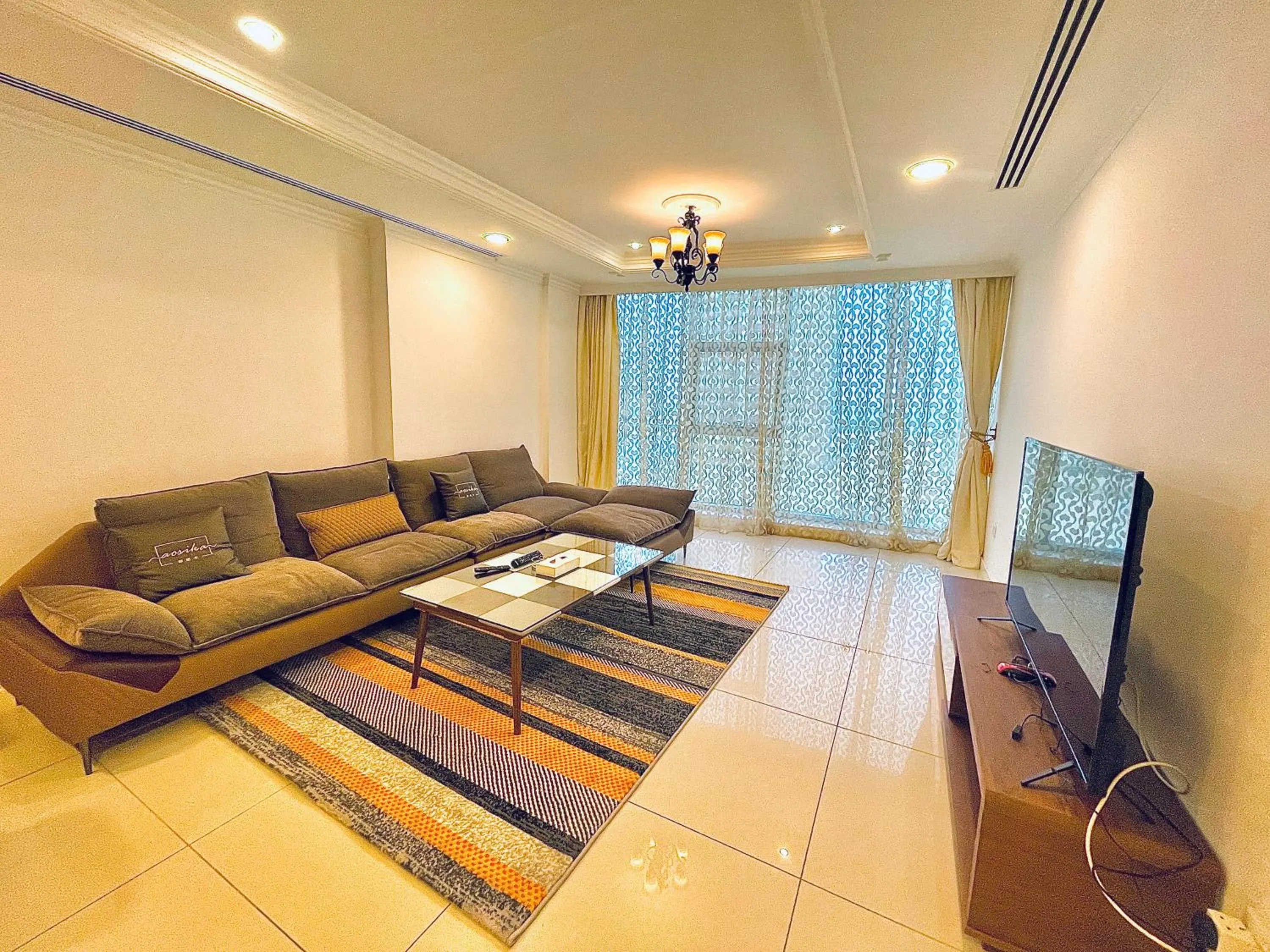 Living room in Kiev Tower Hotel Apartments