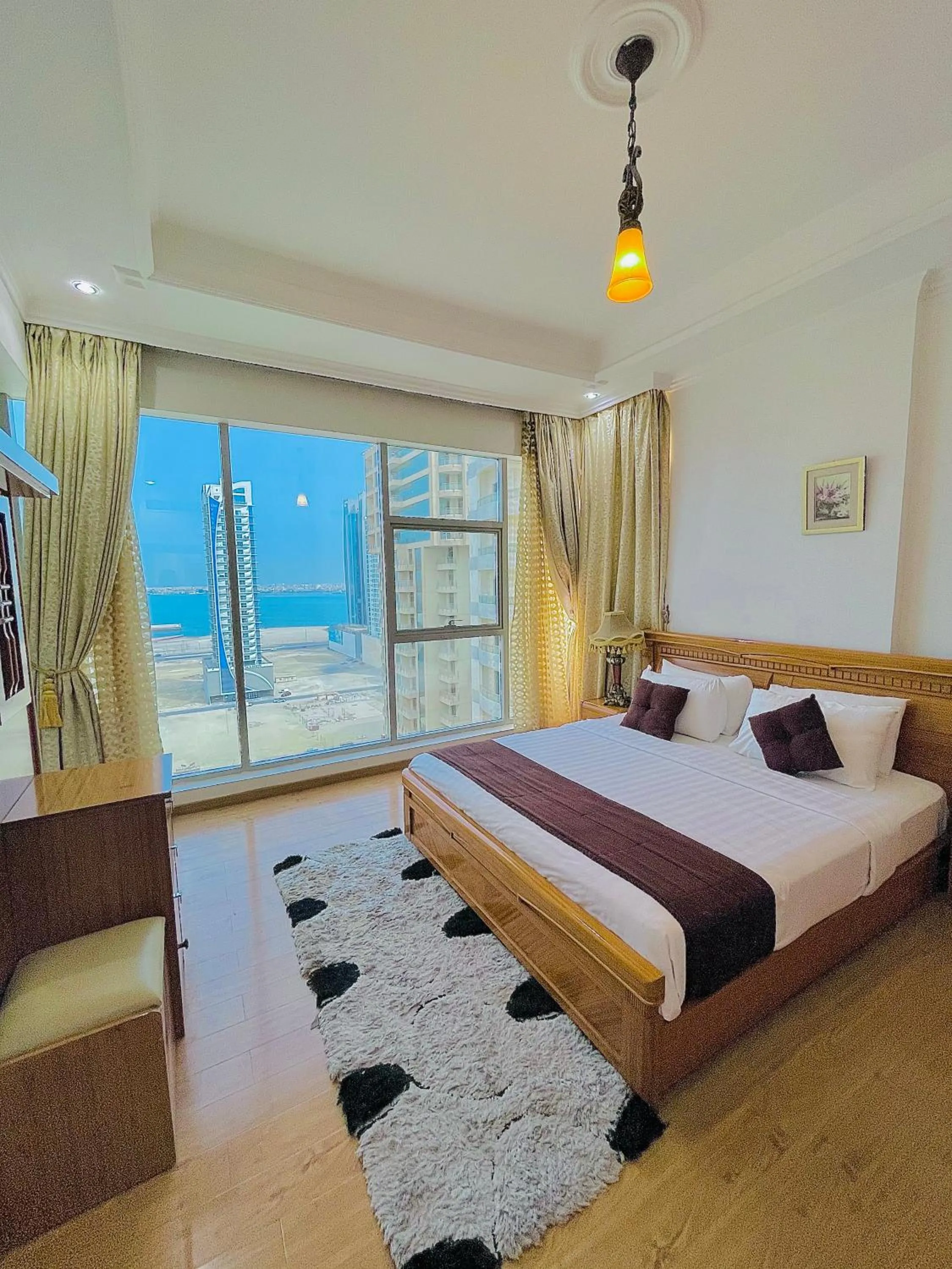 Bedroom, Bed in Kiev Tower Hotel Apartments