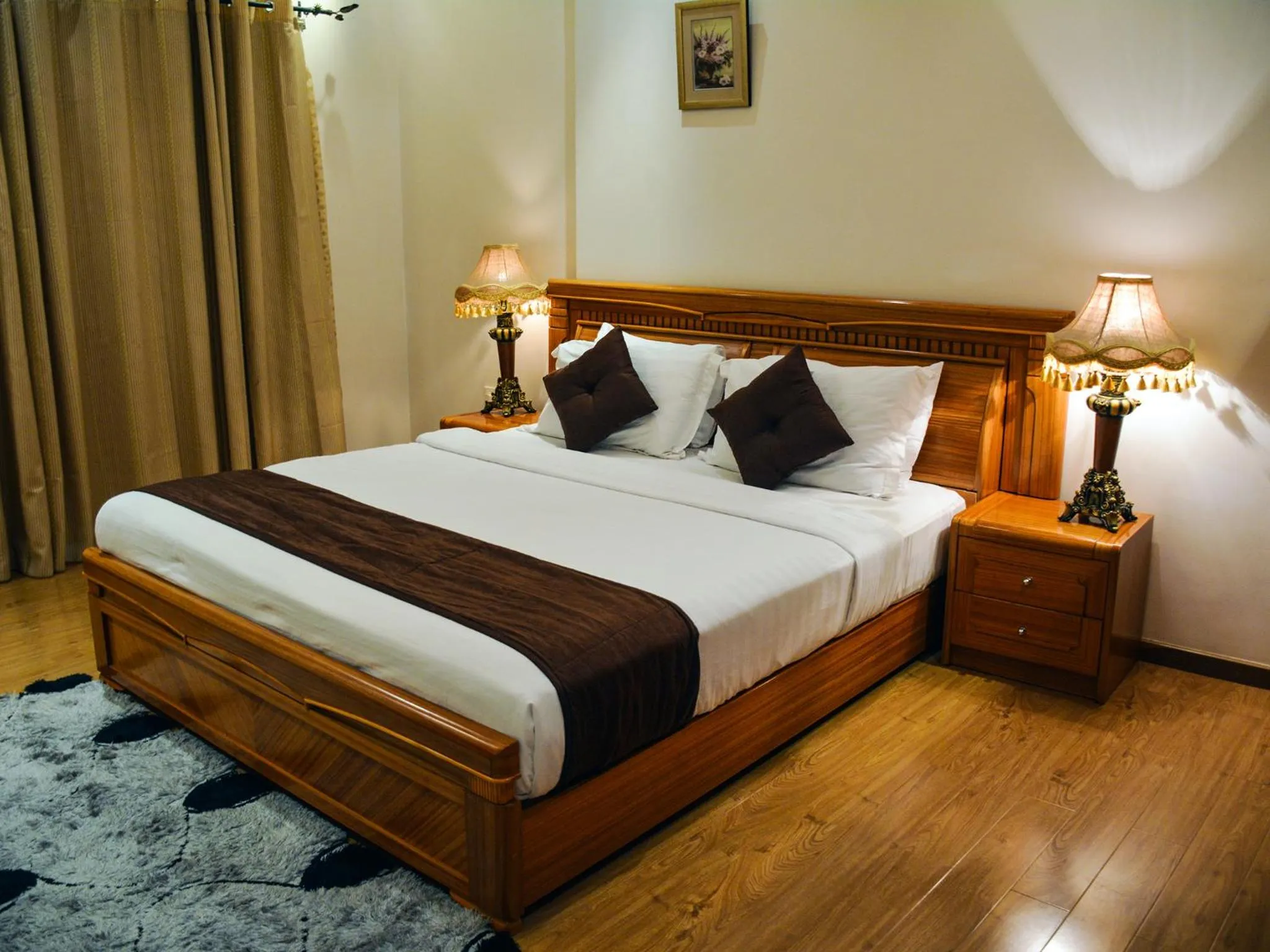 Bedroom, Bed in Kiev Tower Hotel Apartments