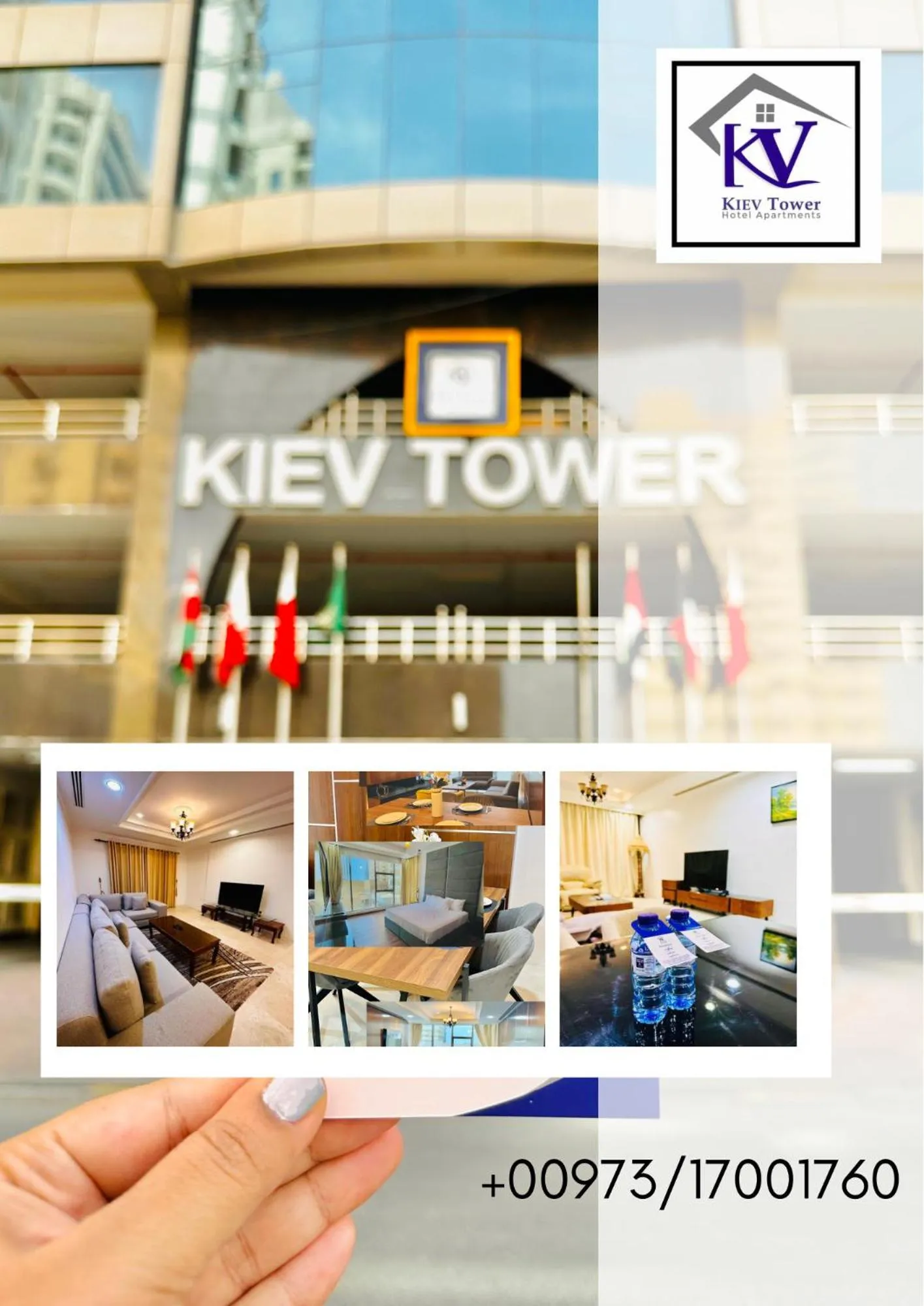 Property building in Kiev Tower Hotel Apartments