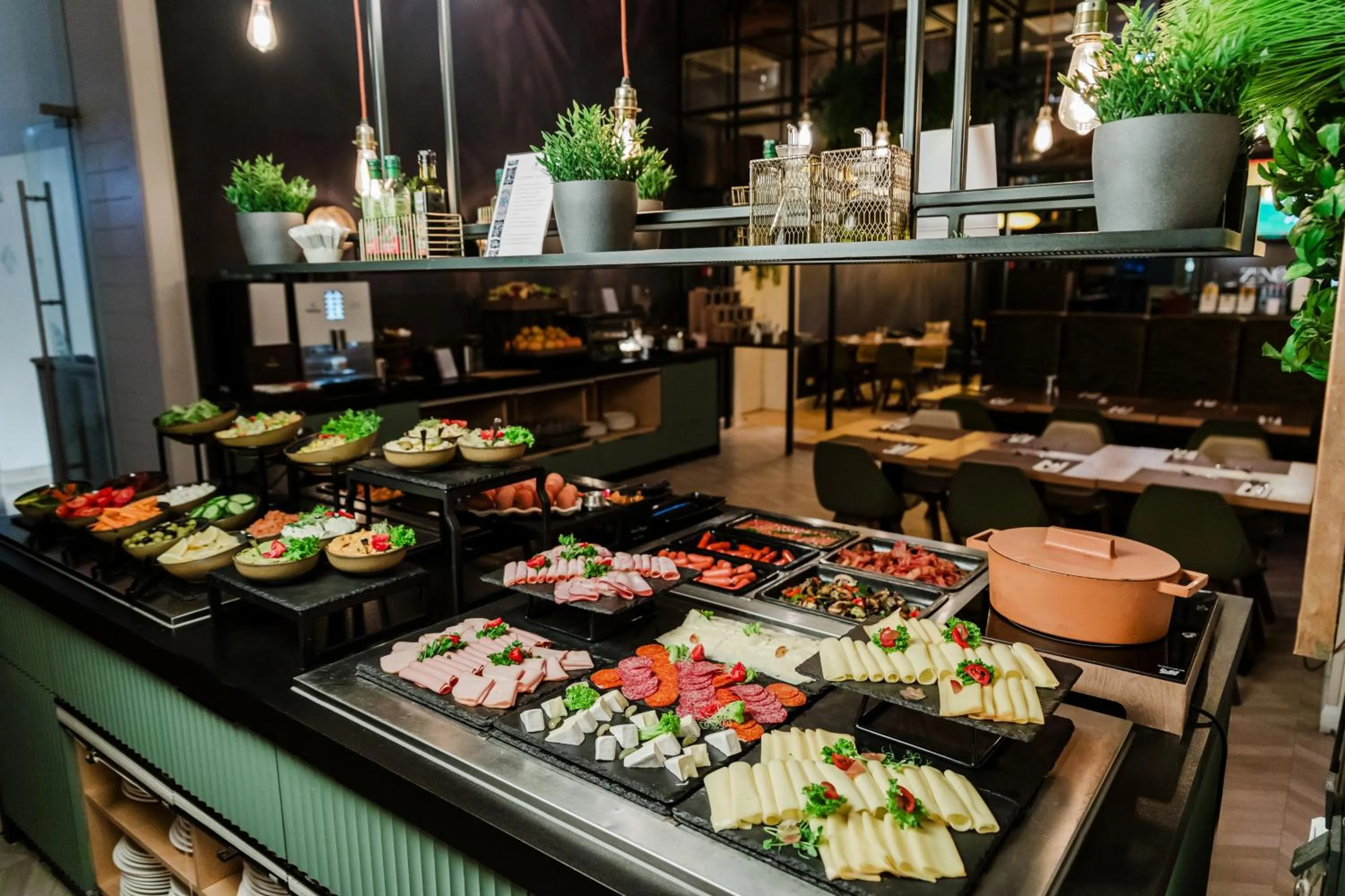 Breakfast in Hotel Moments Budapest by Continental Group