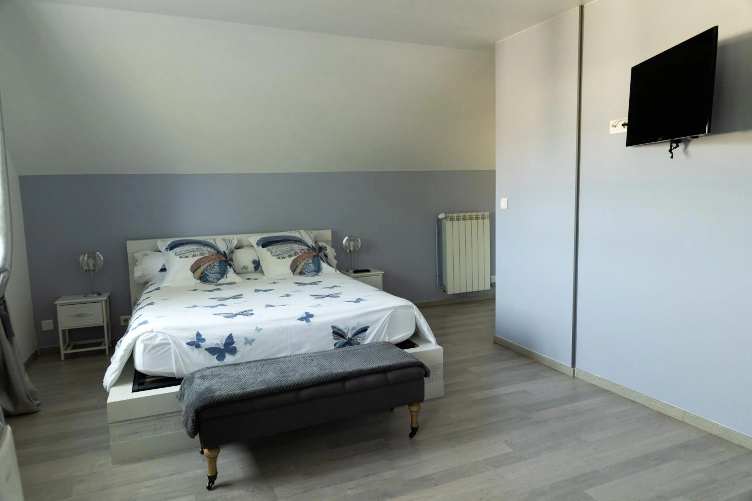 Bedroom, Bed in Chambre d'Hôte Les Ondines