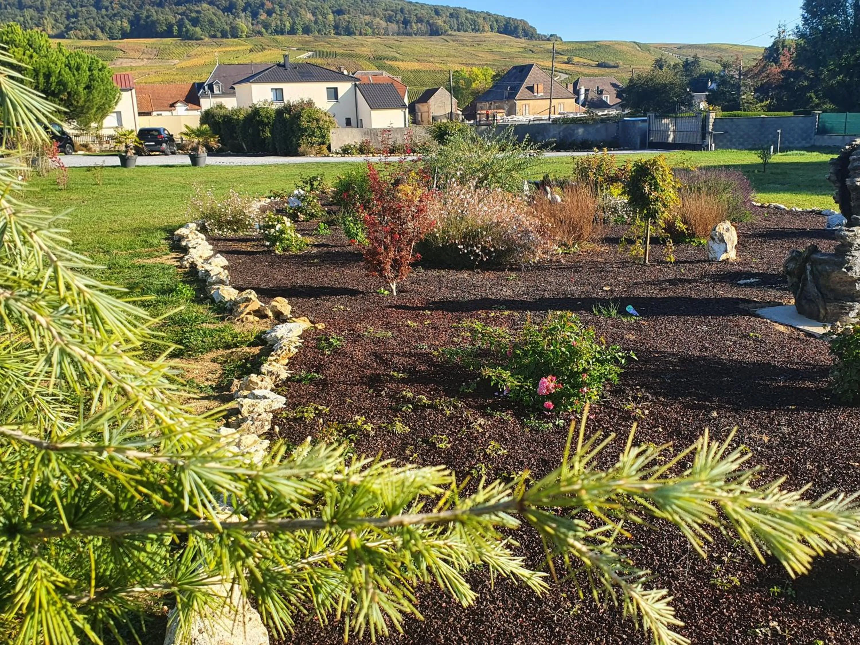 Garden view in Chambre d'Hôte Les Ondines
