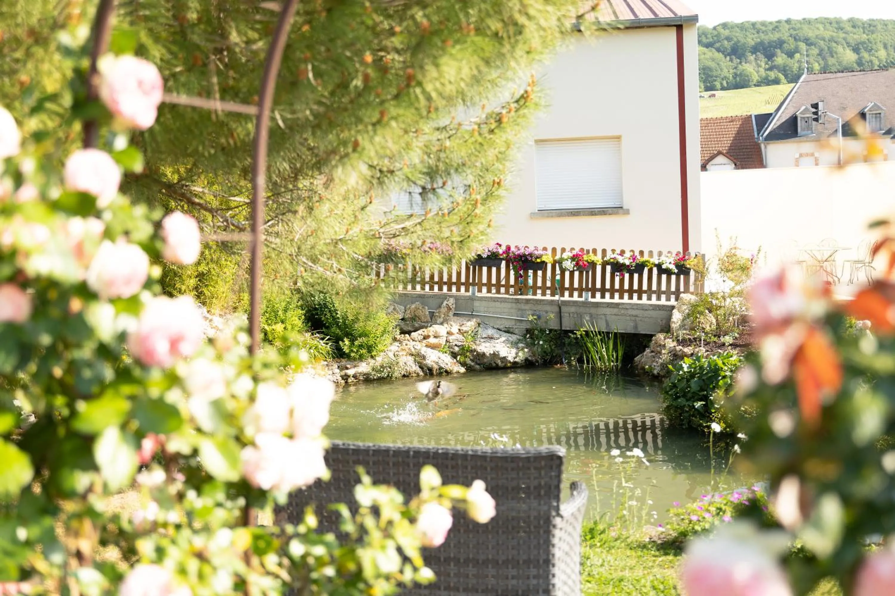 Garden in Chambre d'Hôte Les Ondines
