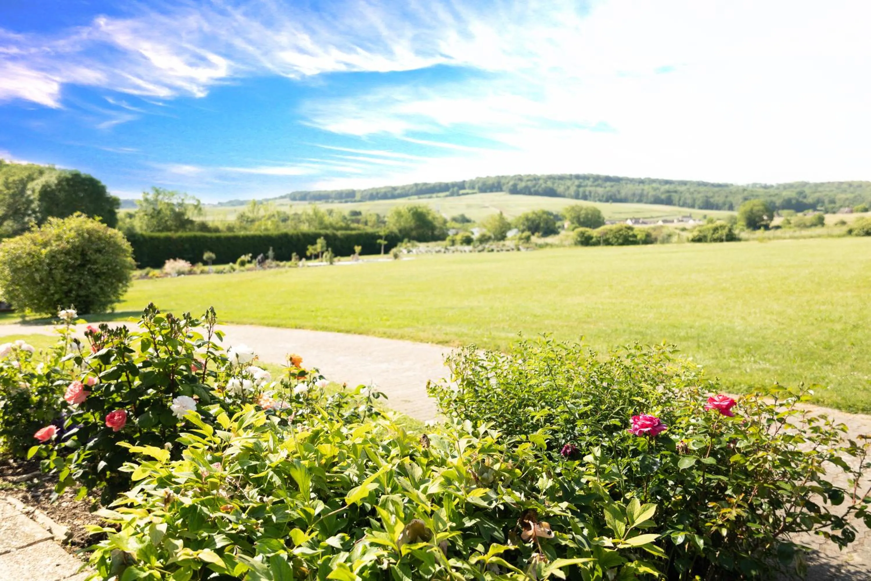 Garden in Chambre d'Hôte Les Ondines