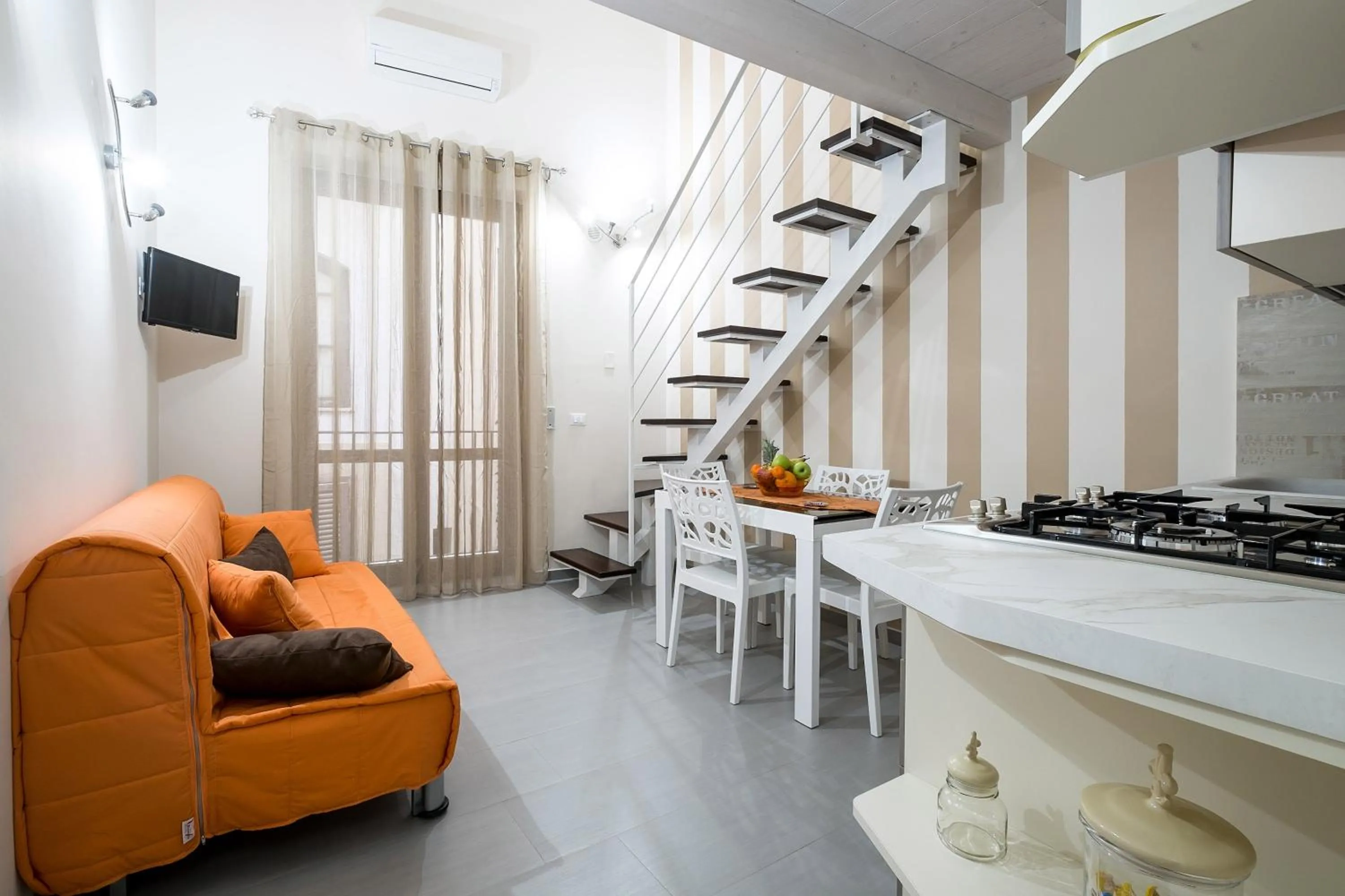 Kitchen or kitchenette in Quattro Canti Apartments