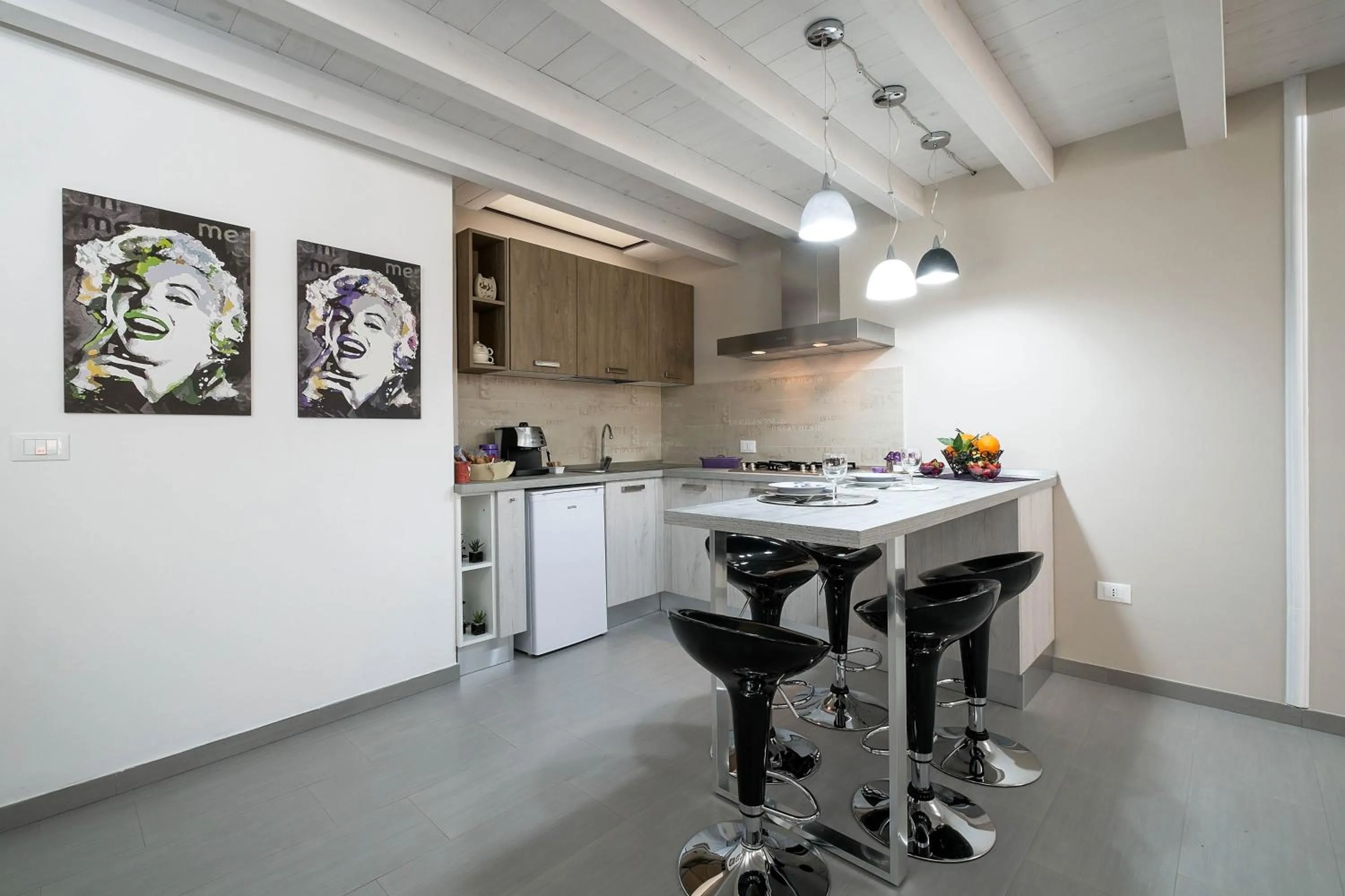 Kitchen or kitchenette in Quattro Canti Apartments