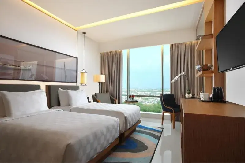 Bed in Resinda Hotel Karawang Bed in Resinda Hotel Karawang