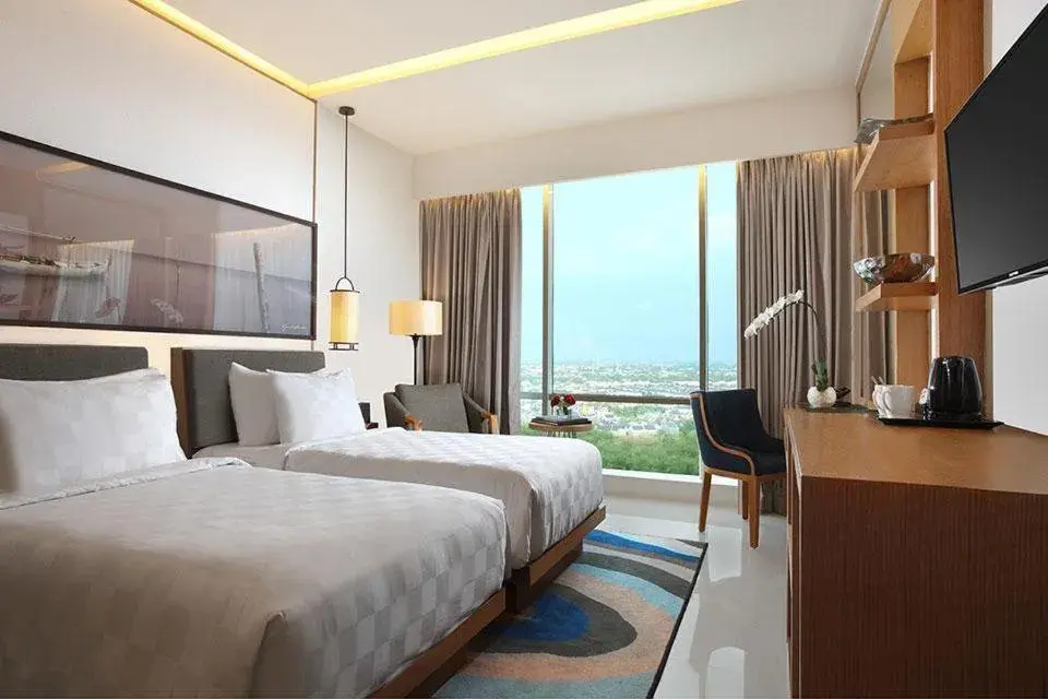 Bed in Resinda Hotel Karawang Bed in Resinda Hotel Karawang