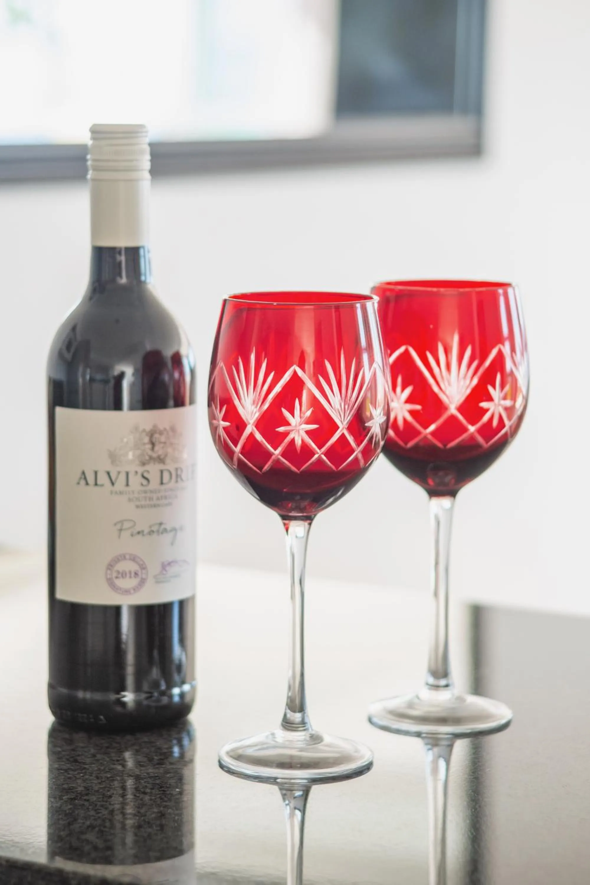 Alcoholic drinks in Funkey Villas Cape Town