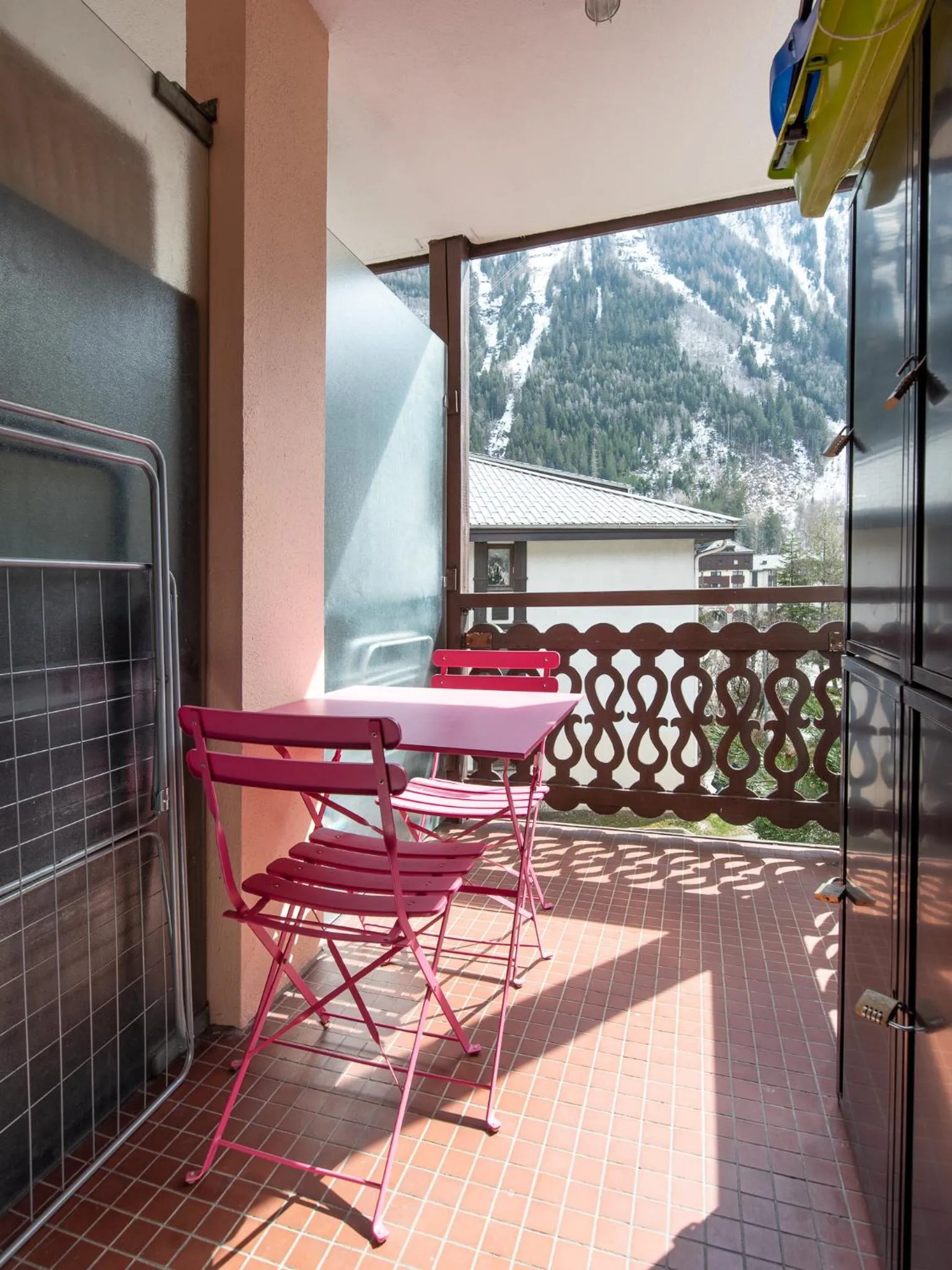 Vue montagne parking privé balcon