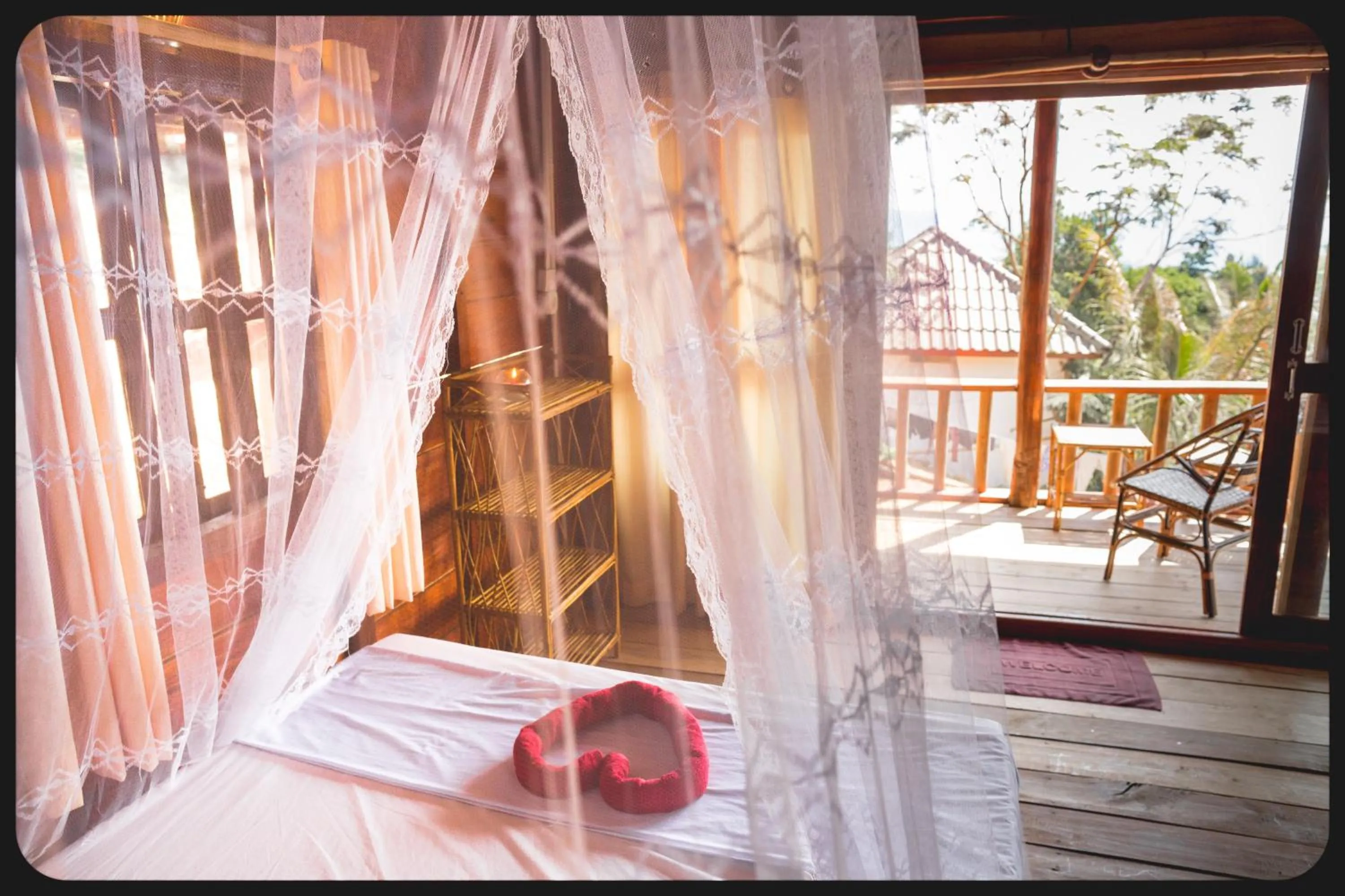cot in Happy Elephant Bungalows