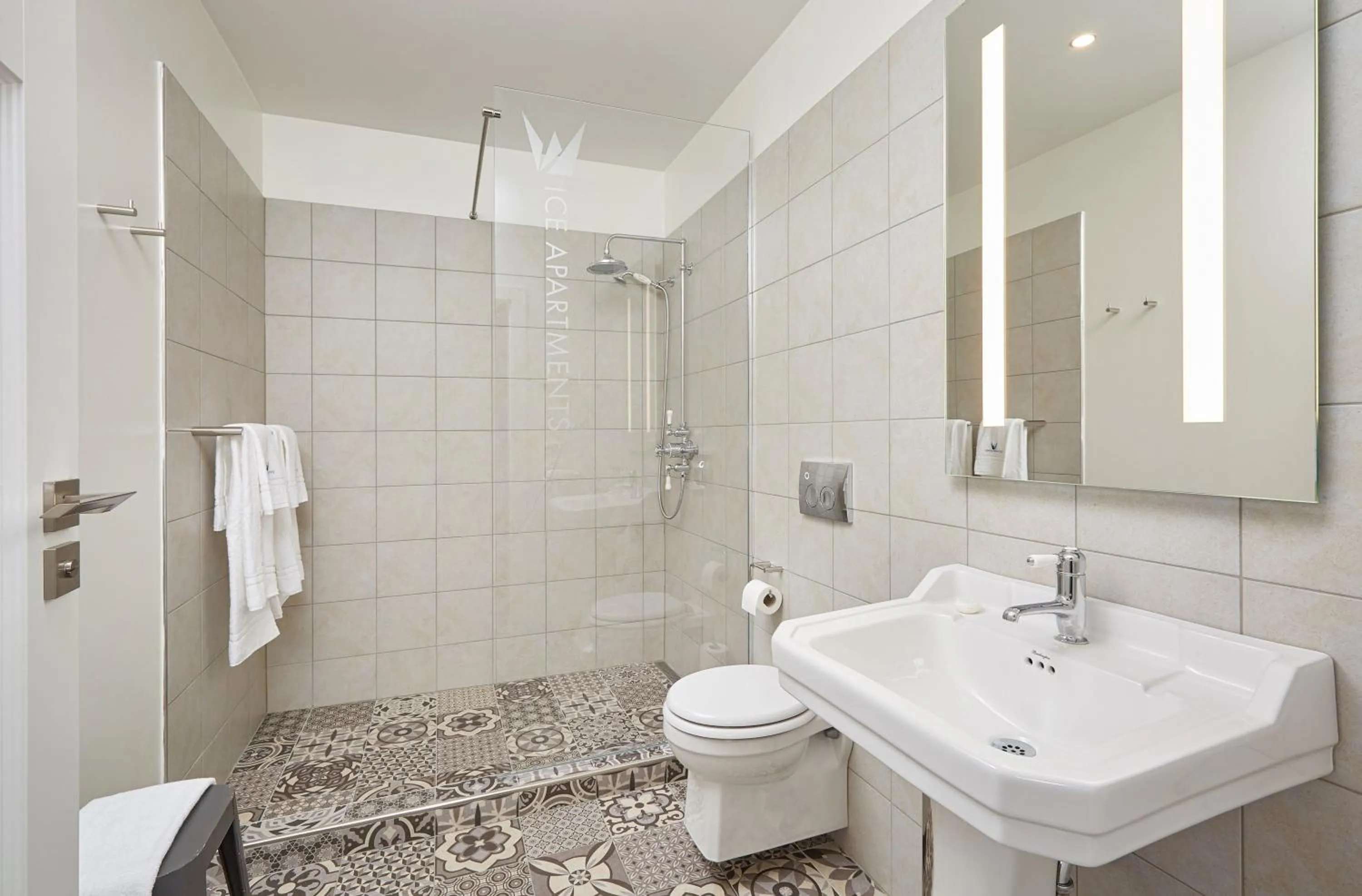 Bathroom in Ice Apartments Reykjavik by Heimaleiga