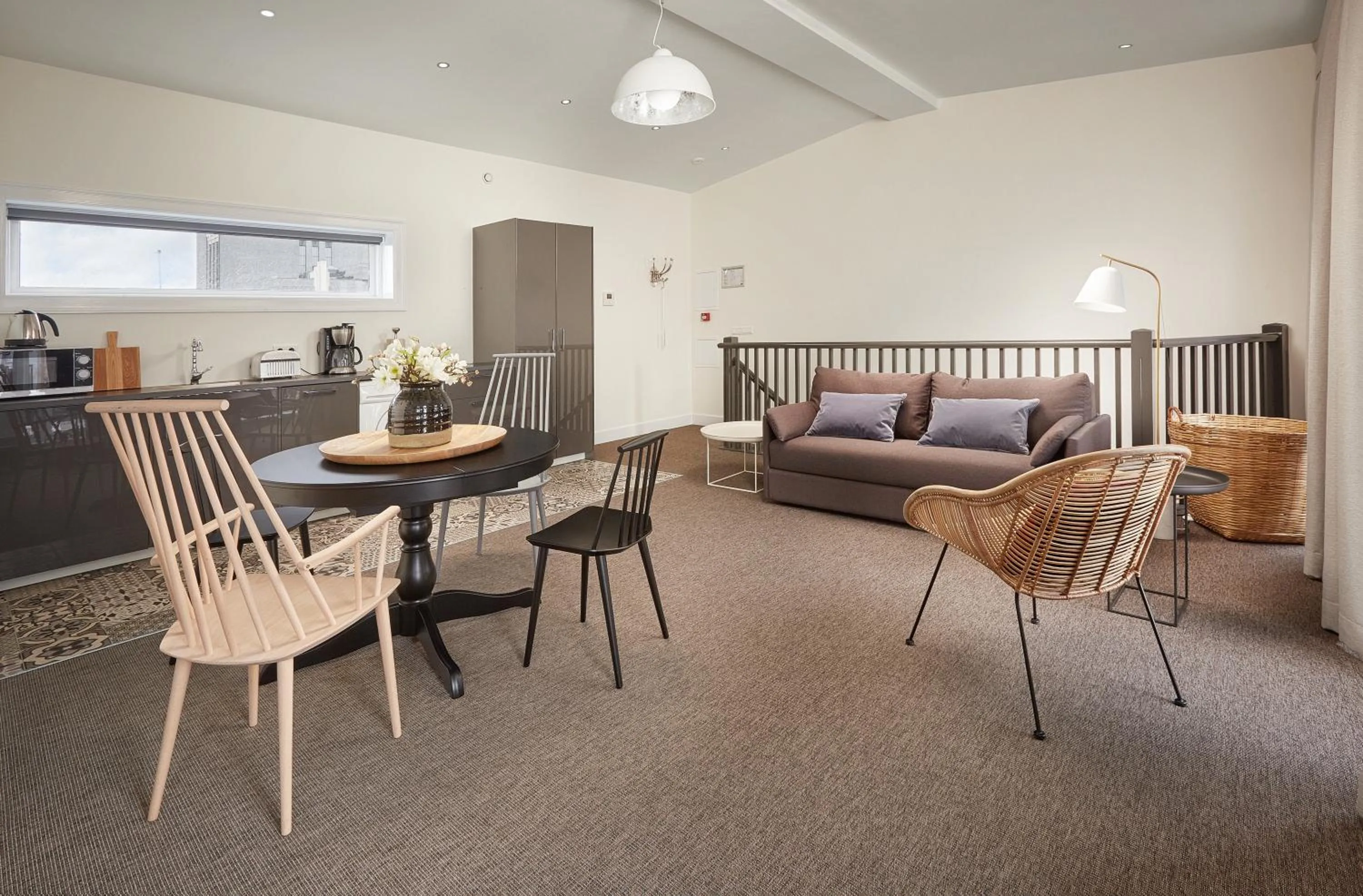 Living room in Ice Apartments Reykjavik by Heimaleiga