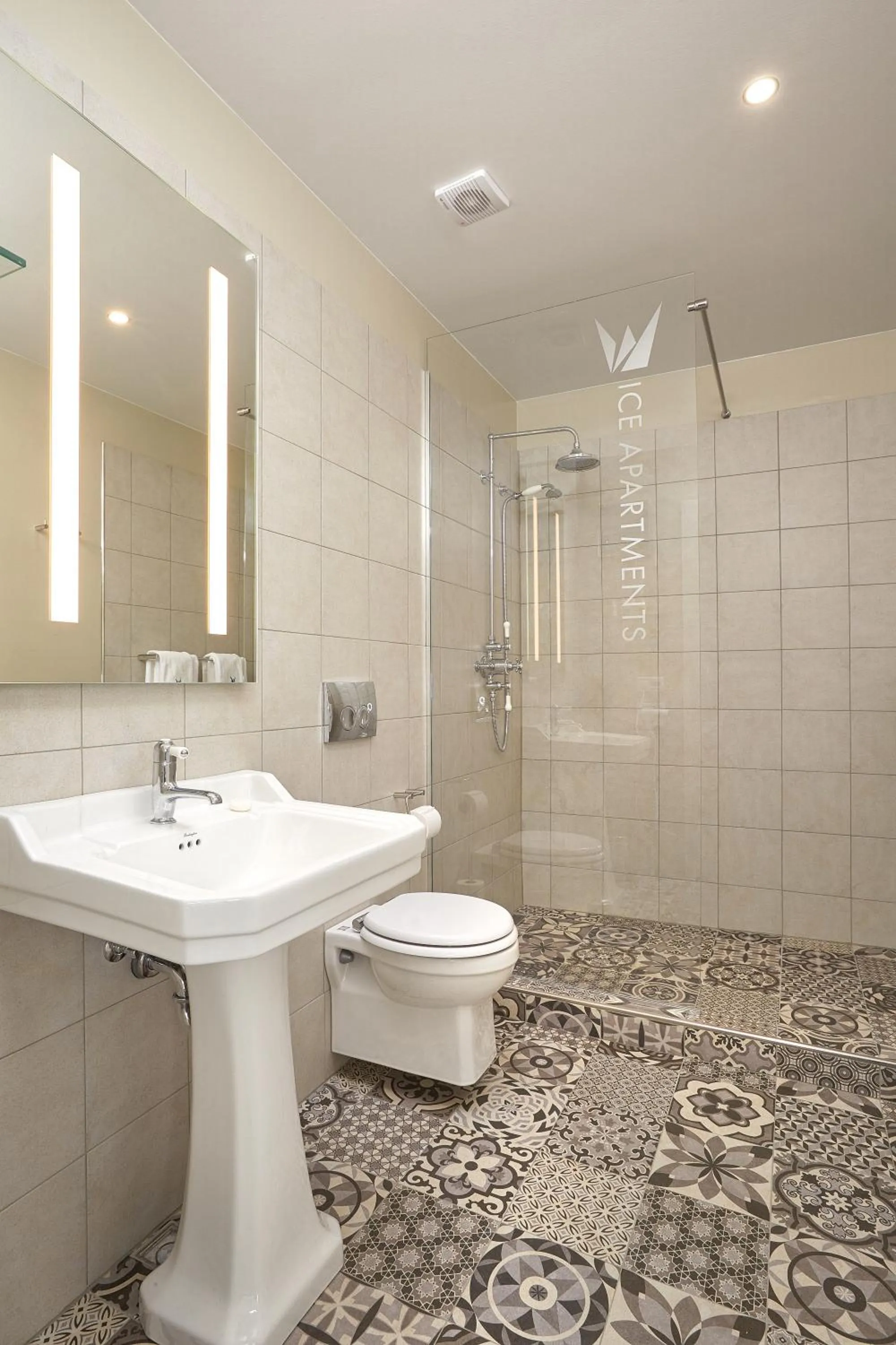 Bathroom in Ice Apartments Reykjavik by Heimaleiga