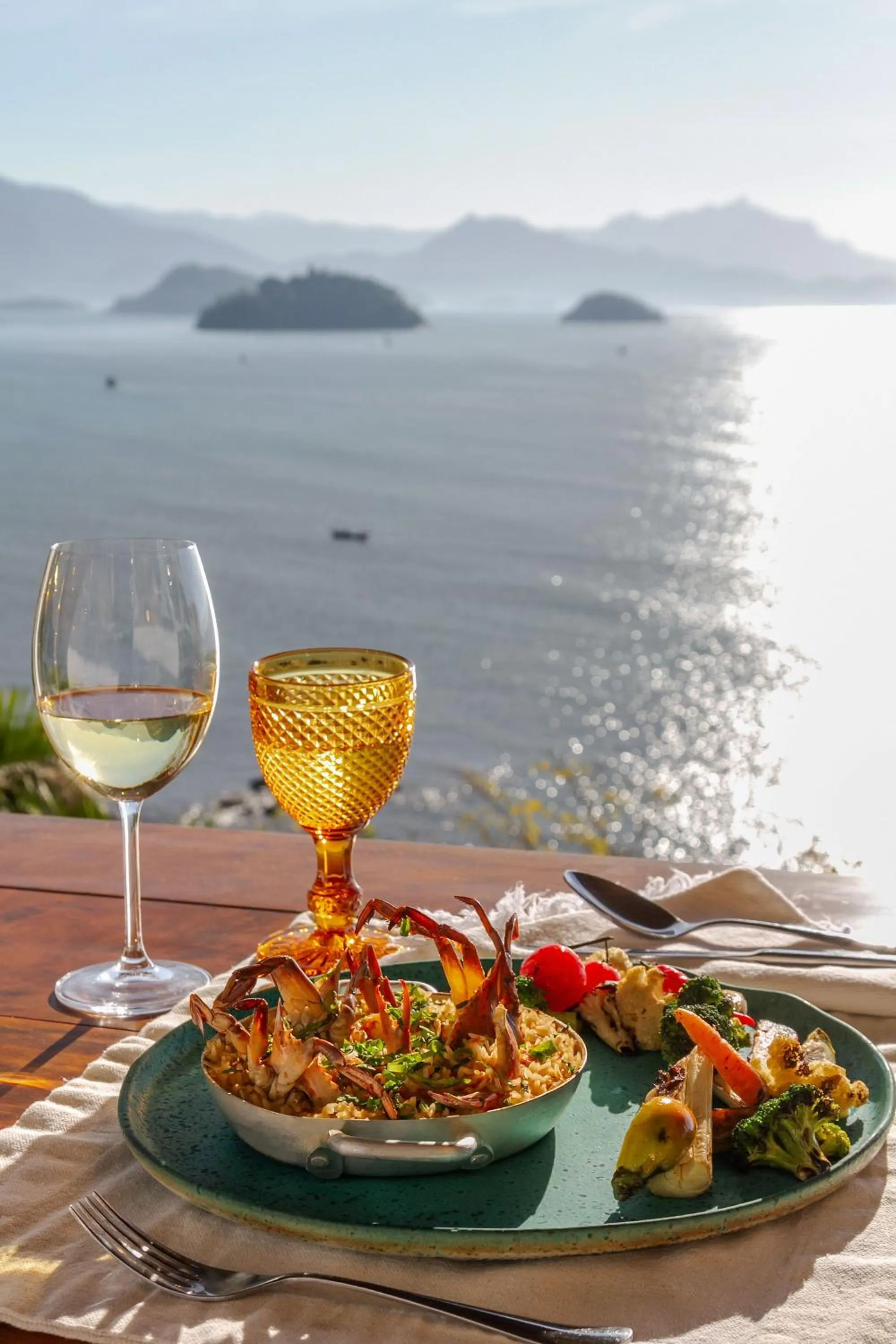 Food close-up in Casa Luz Paraty