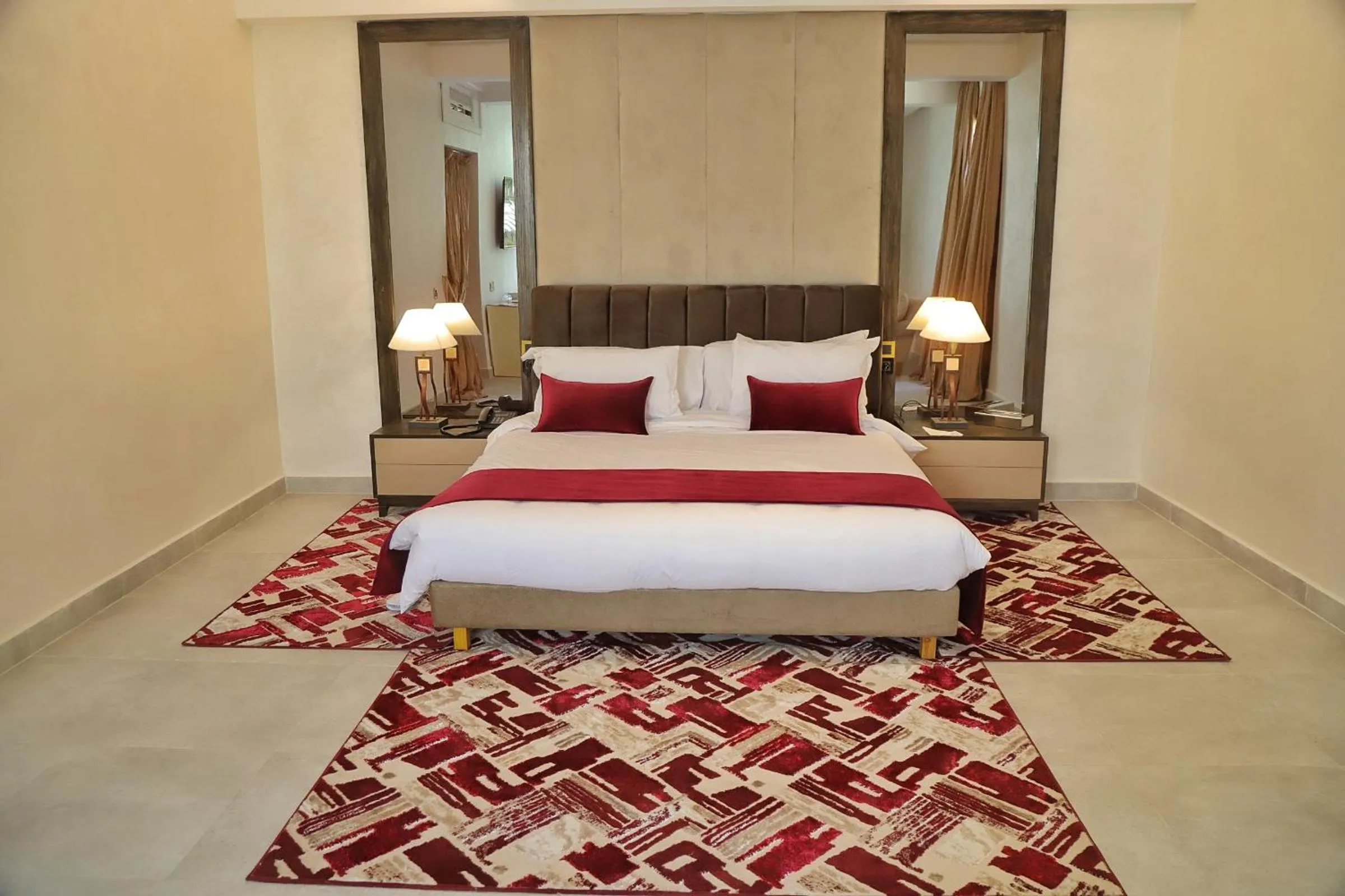 Bed in Hotel Parador