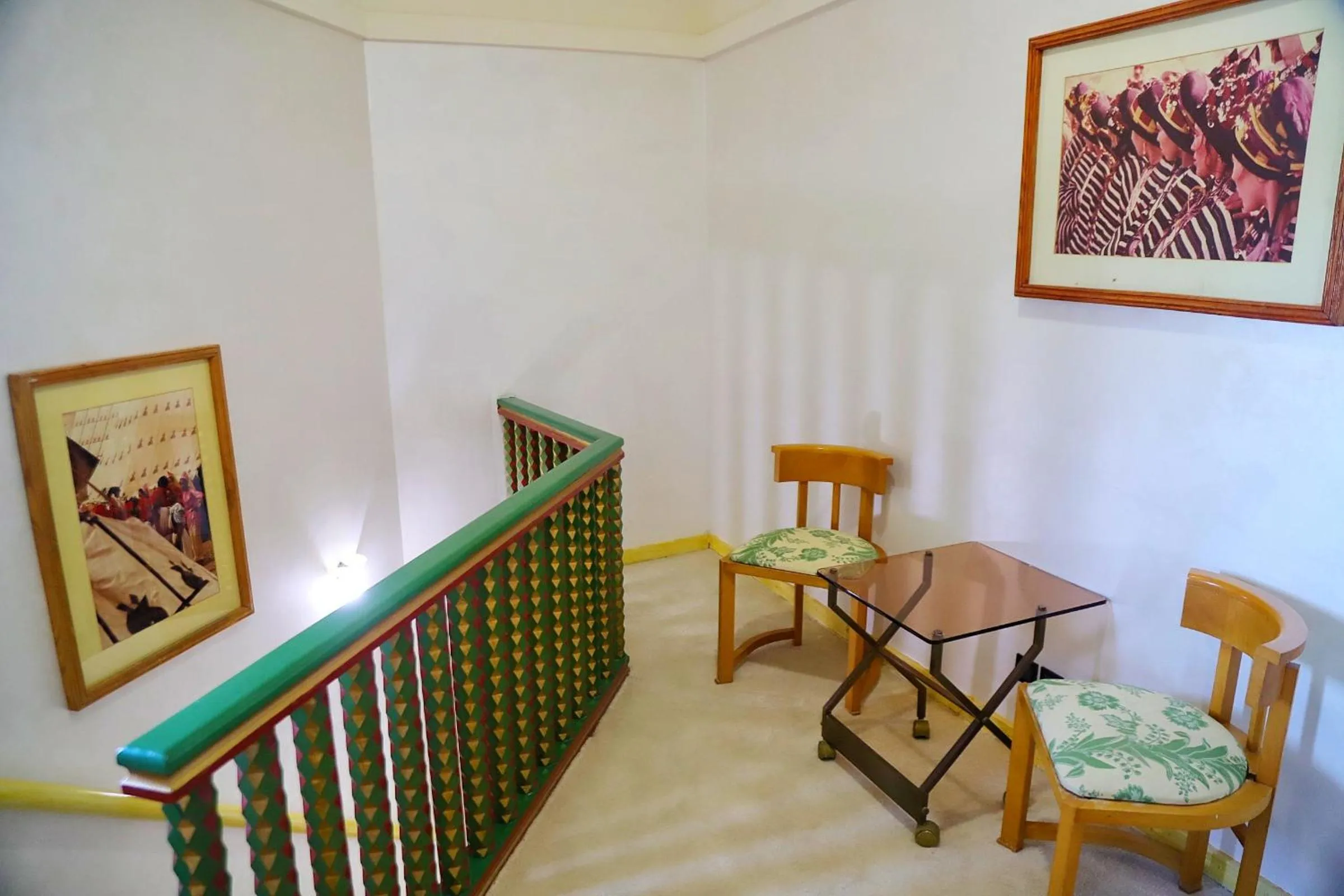 Seating area in Hotel Parador