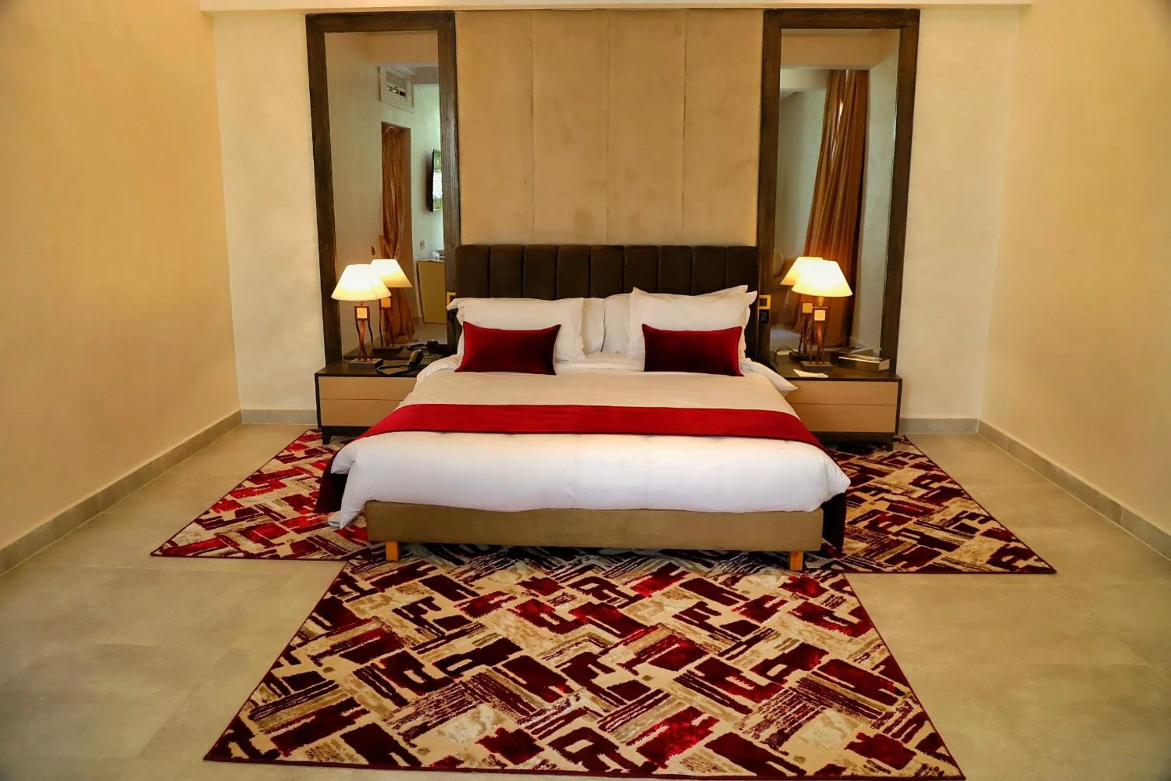 Bed in Hotel Parador