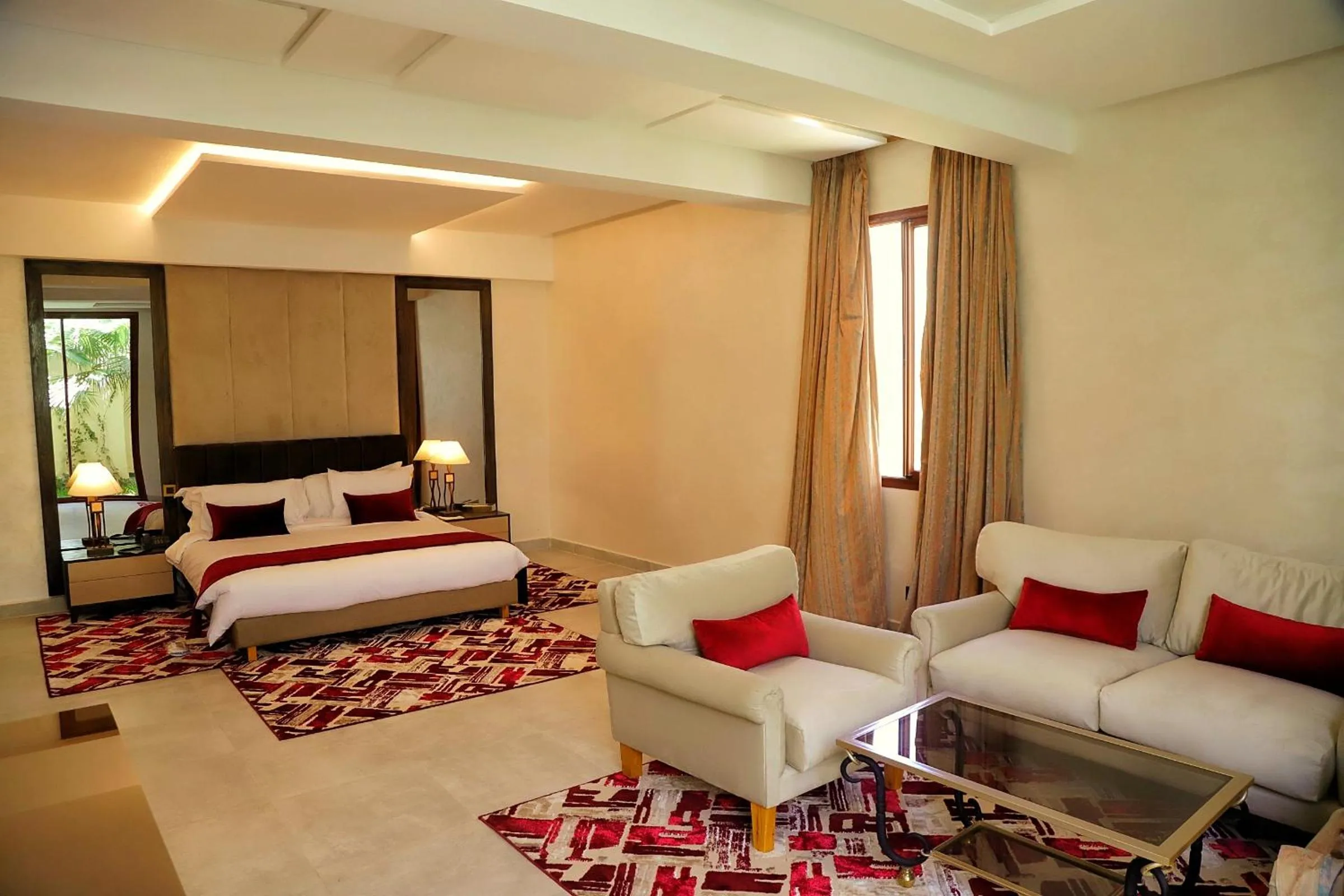 Bed in Hotel Parador