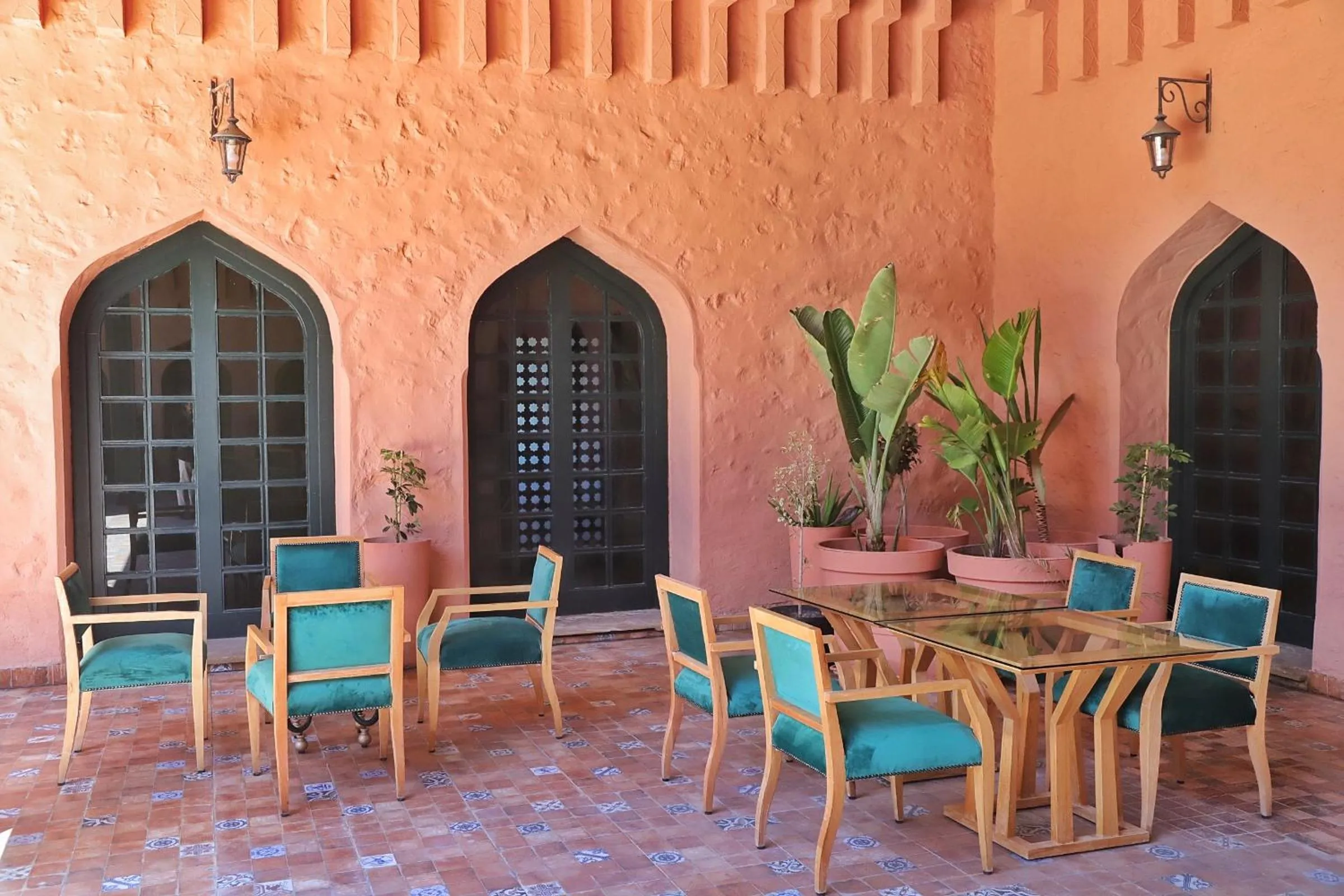 Patio in Hotel Parador