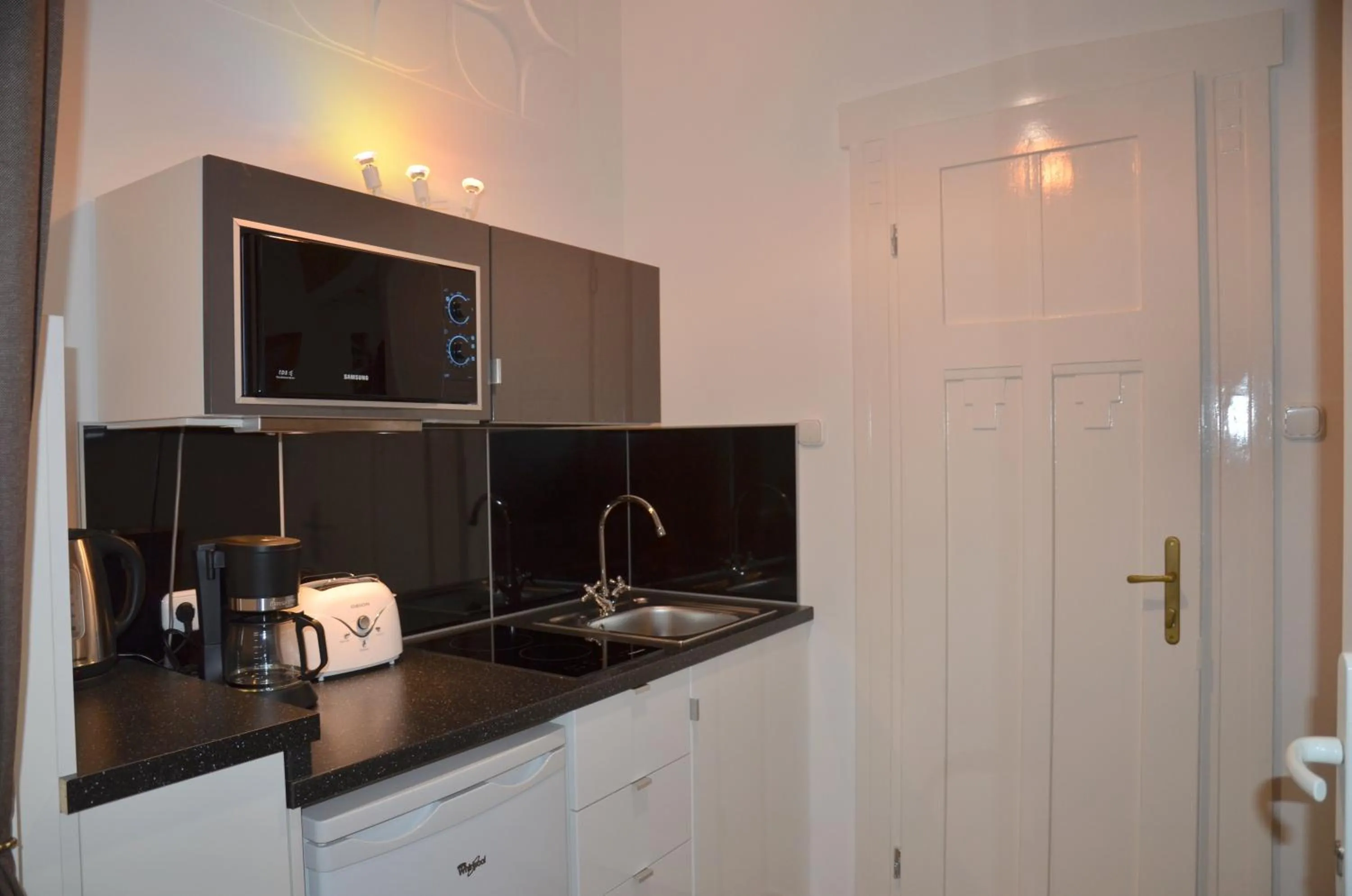 Kitchen or kitchenette in Váci Street Downtown Apartments