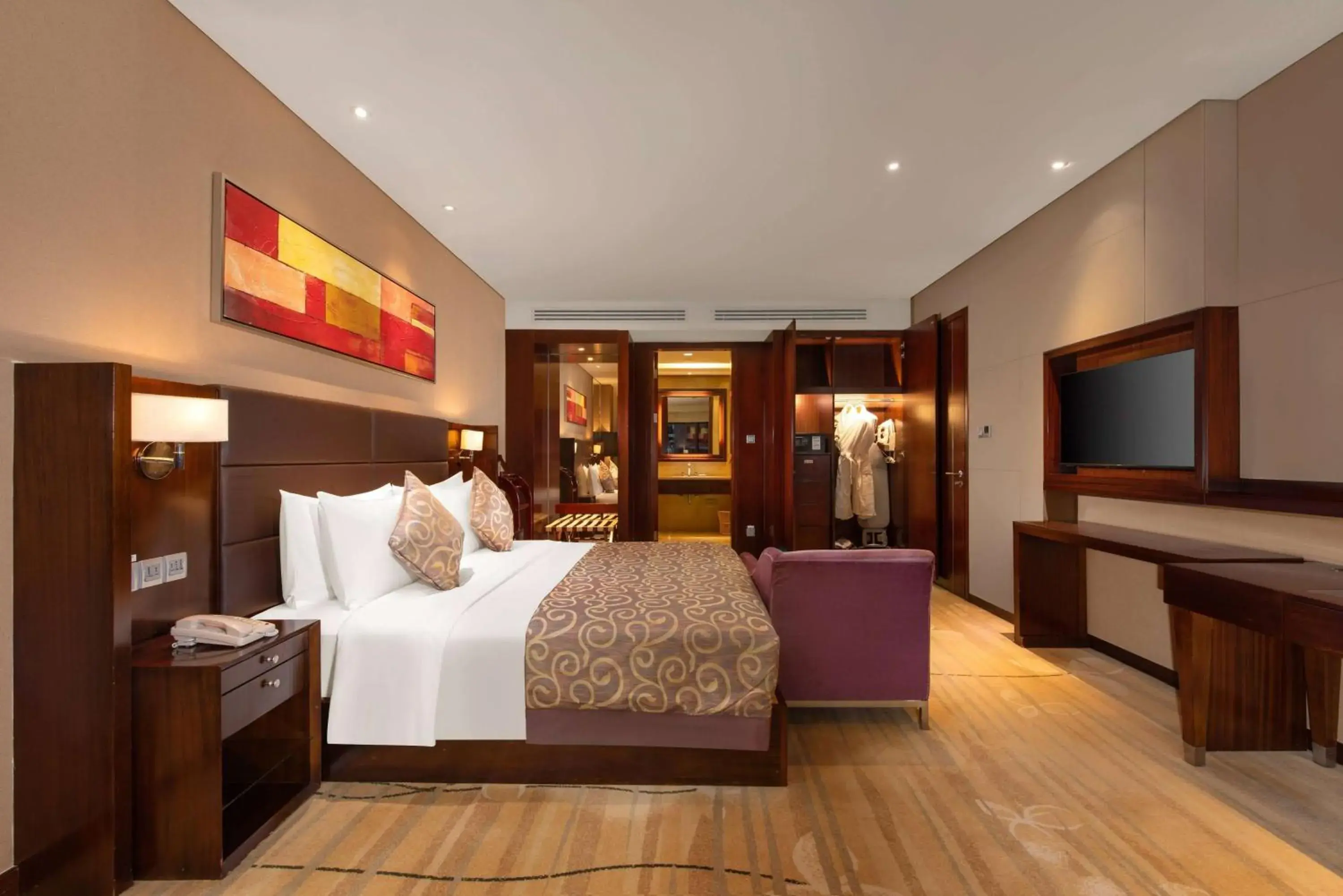 Photo of the whole room, Bed in Wyndham Putian Downtown Photo of the whole room, Bed in Wyndham Putian Downtown