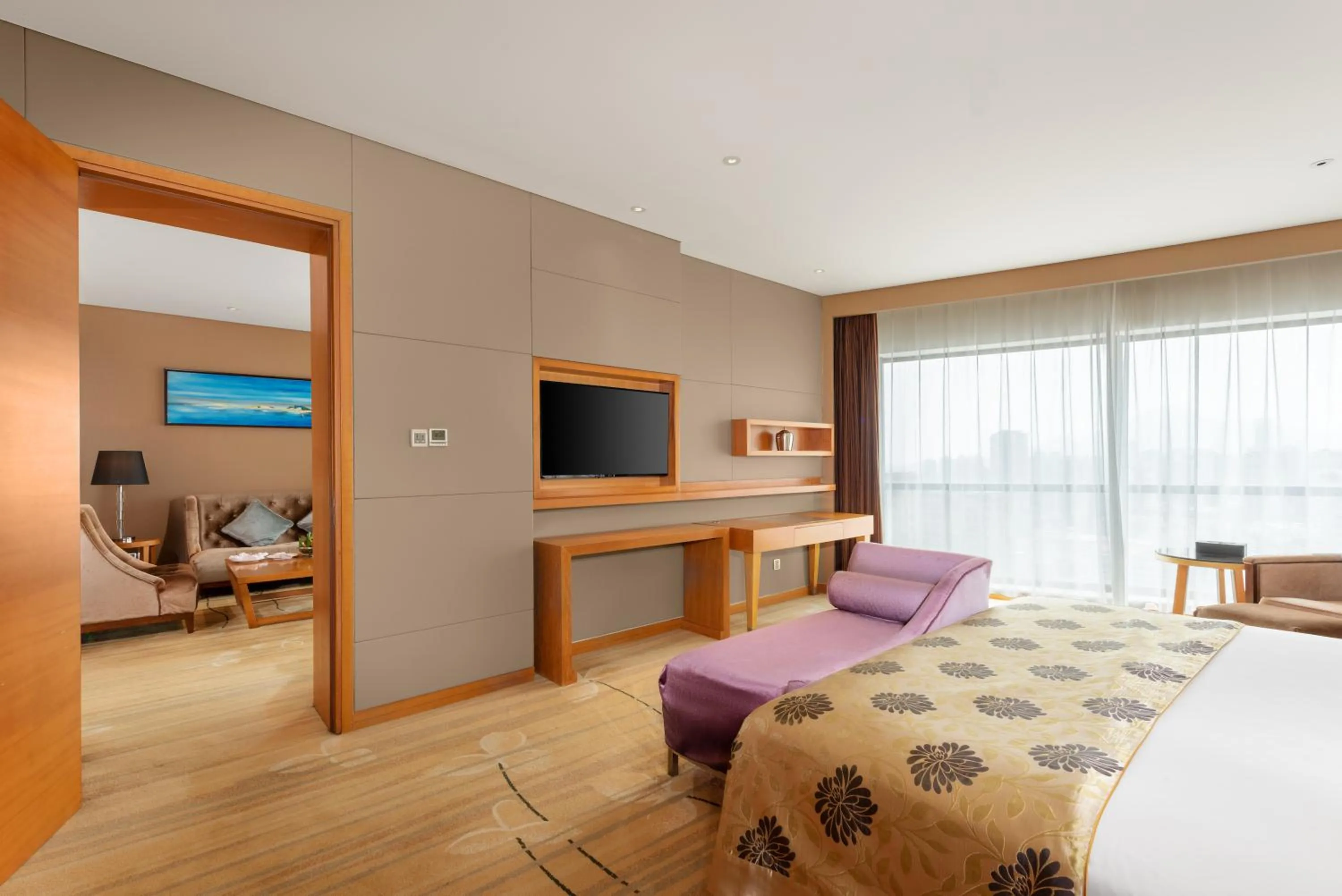 Bedroom, Bed in Wyndham Putian Downtown