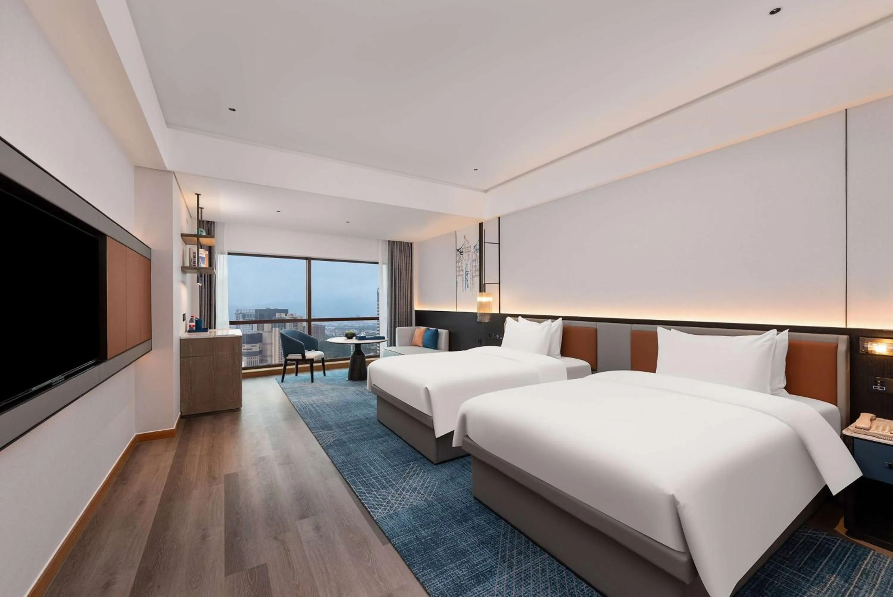 Photo of the whole room, Bed in Wyndham Putian Downtown