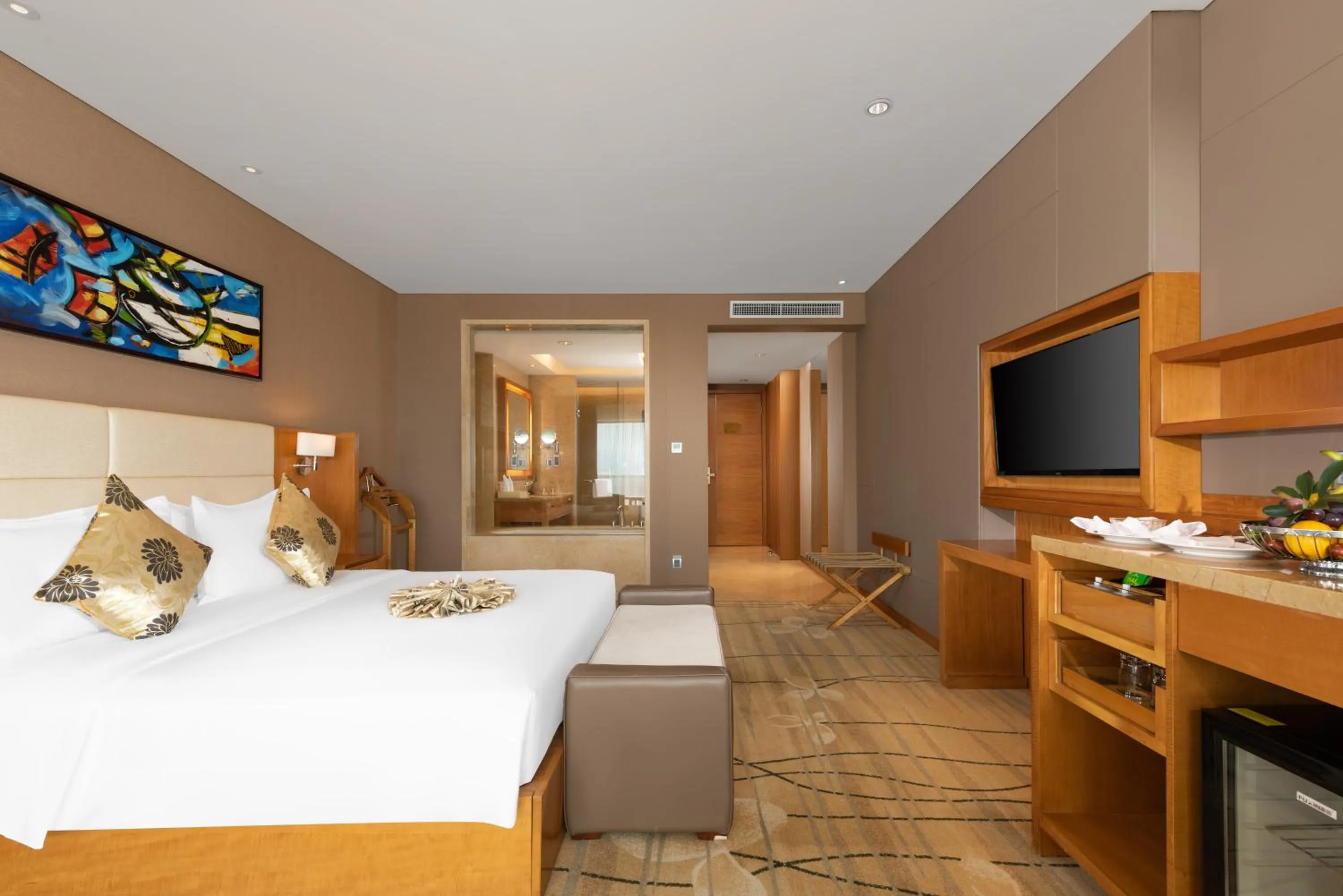 Bedroom, Bed in Wyndham Putian Downtown