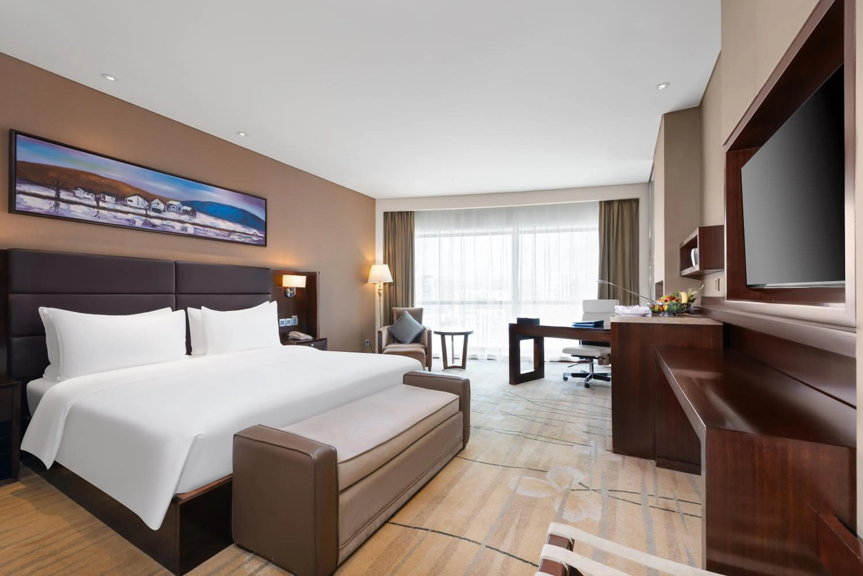 Bedroom, Bed in Wyndham Putian Downtown