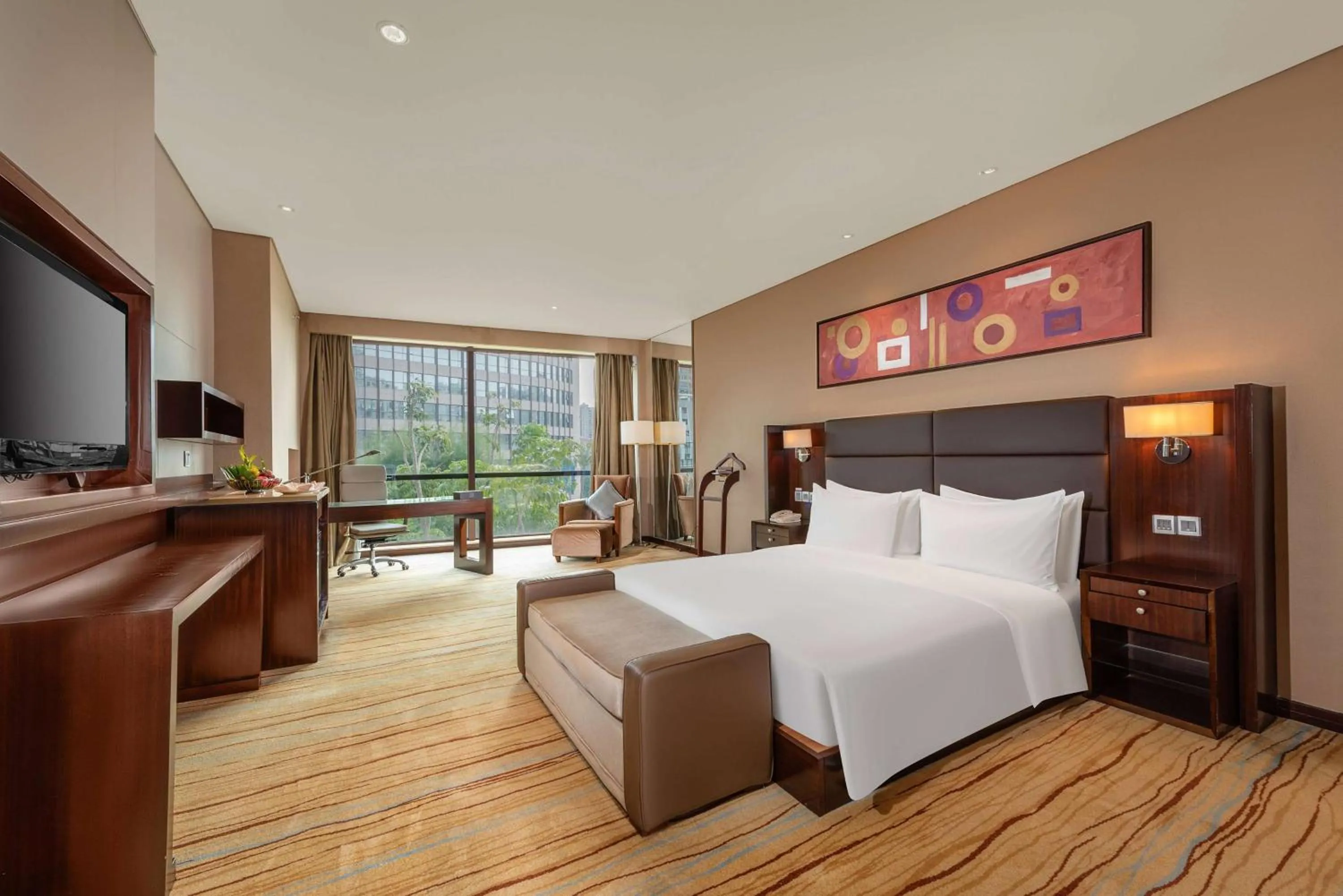 Photo of the whole room, Bed in Wyndham Putian Downtown