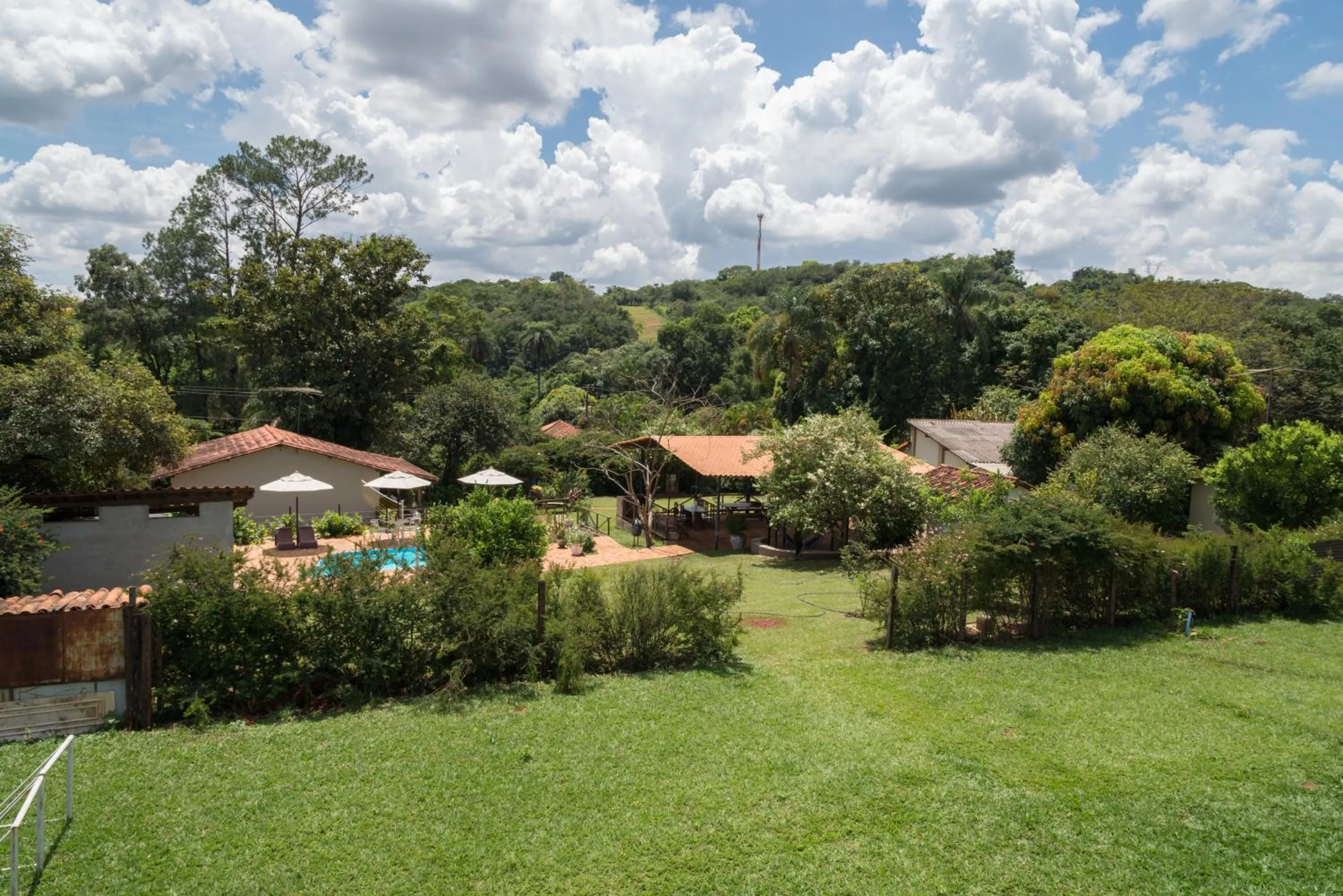 Garden view in Estância das Angolas - Inhotim