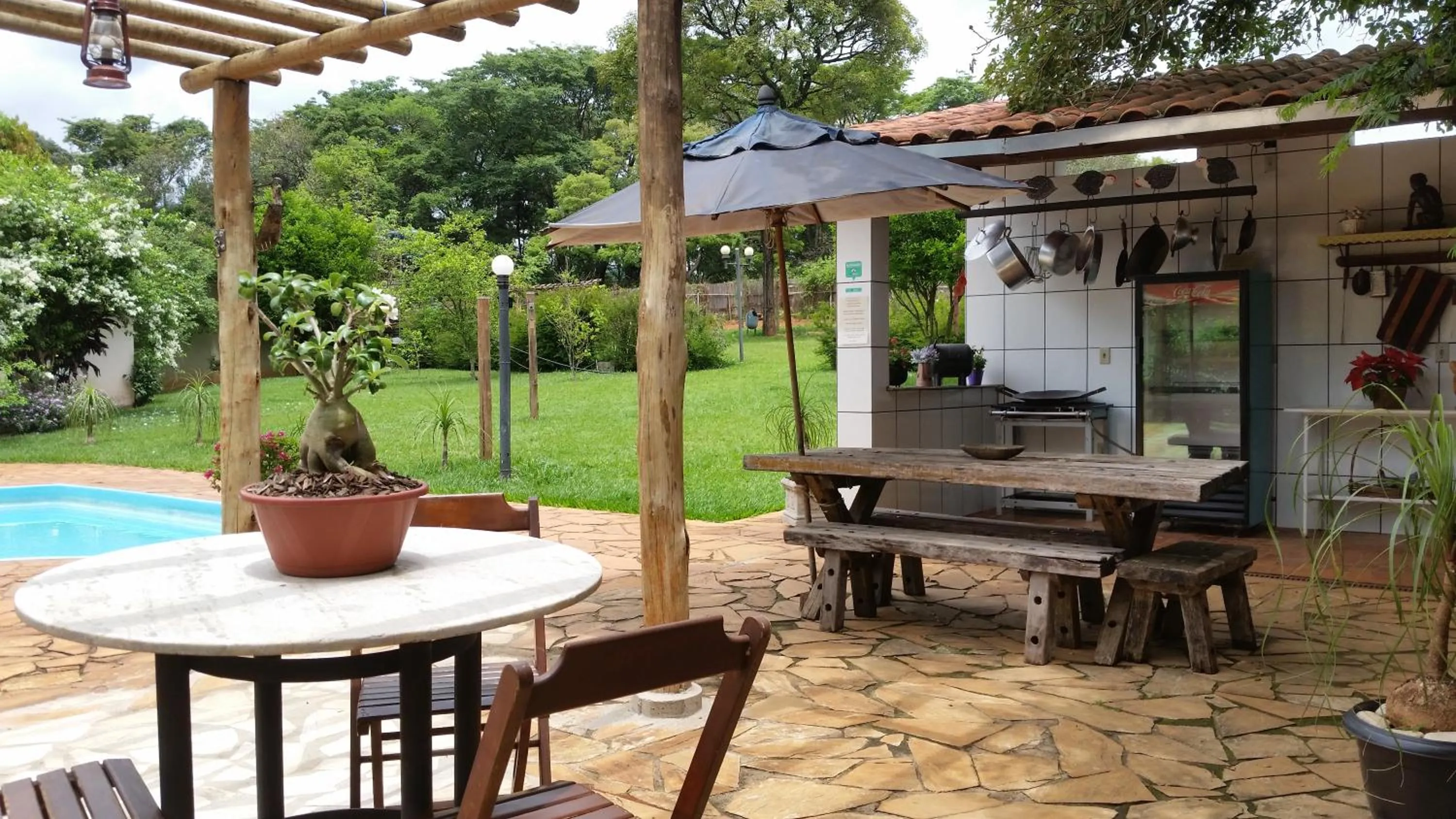 BBQ facilities in Estância das Angolas - Inhotim