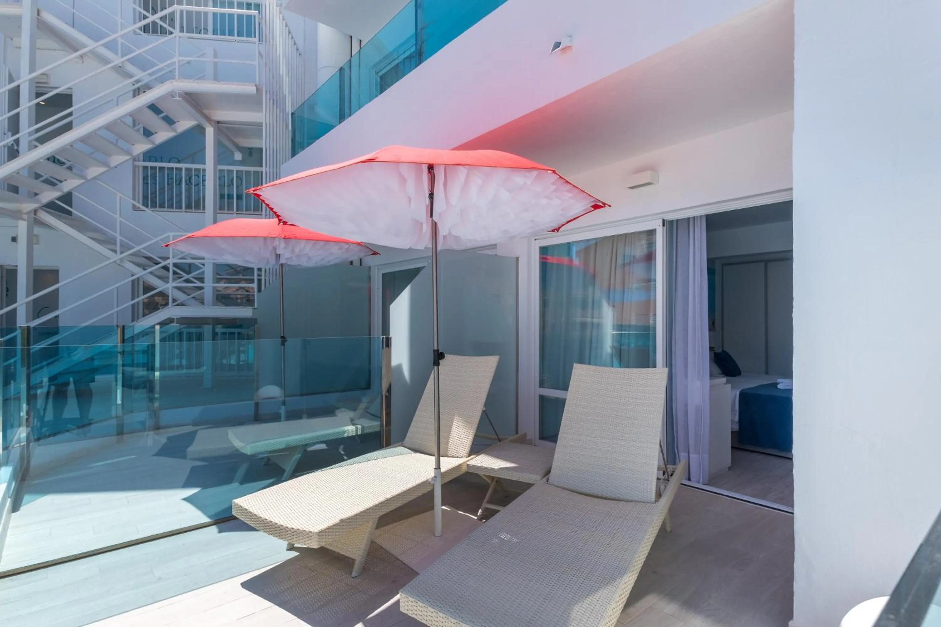 Balcony/Terrace in Plaza Santa Ponsa Boutique - Adults Only.