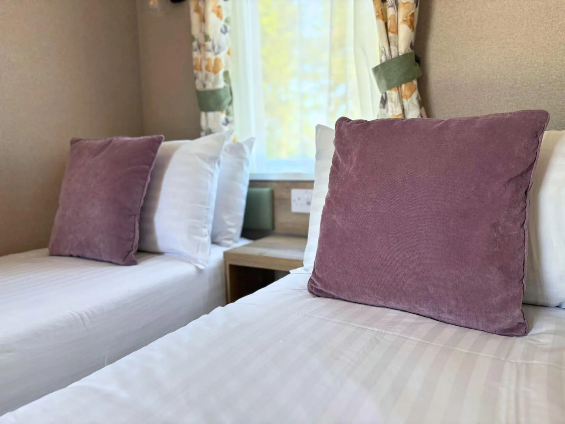 Bed in Linwater Caravan Park - Luxury Lodges and Static Caravans near Edinburgh