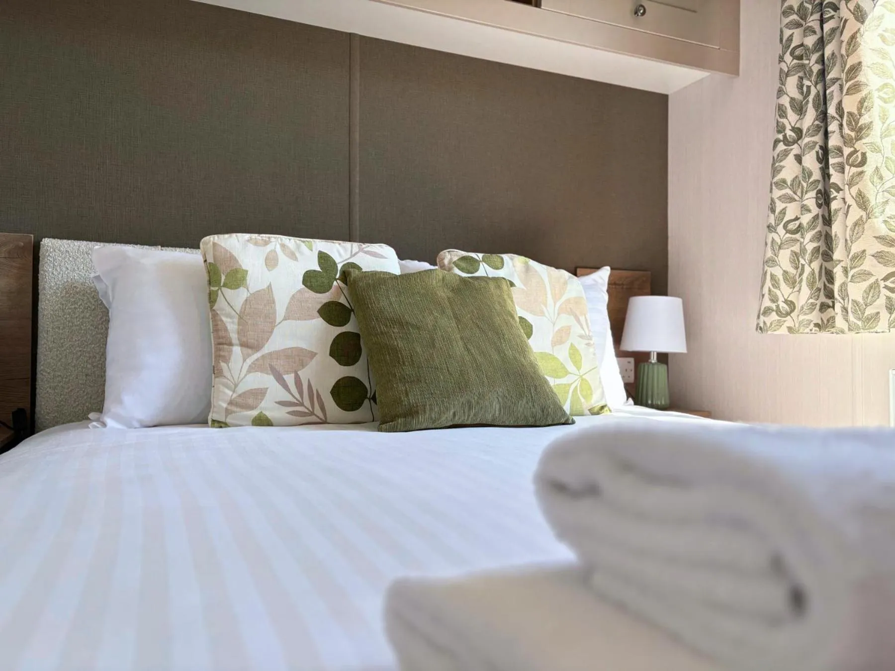 Bed in Linwater Caravan Park - Luxury Lodges and Static Caravans near Edinburgh