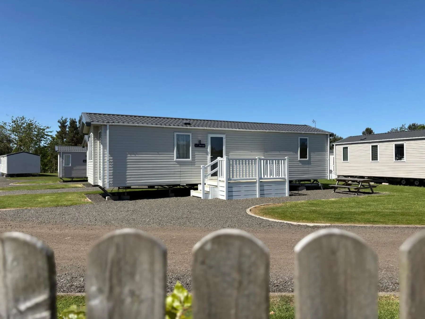 Property building in Linwater Caravan Park - Luxury Lodges and Static Caravans near Edinburgh