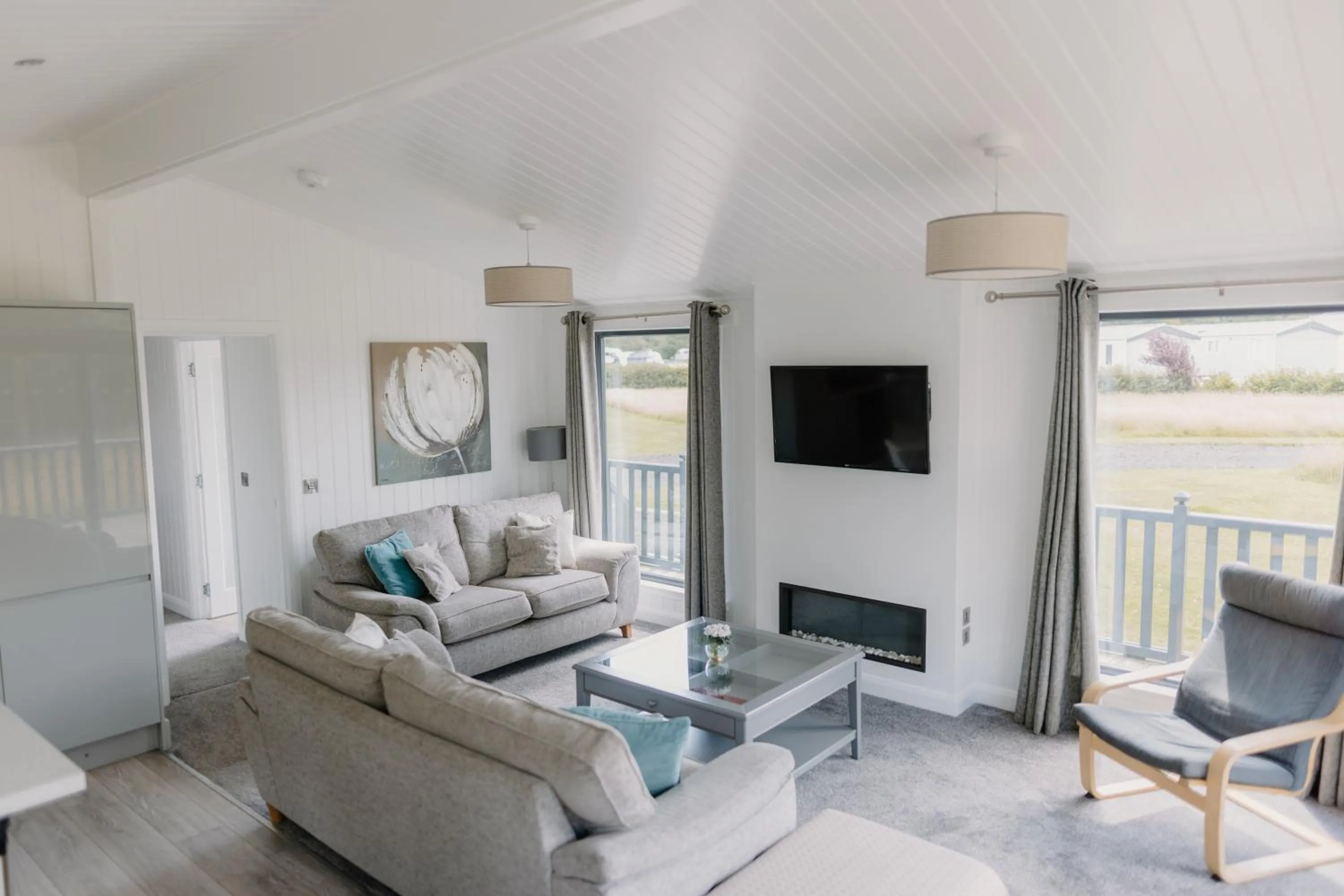 TV and multimedia in Linwater Caravan Park - Luxury Lodges and Static Caravans near Edinburgh