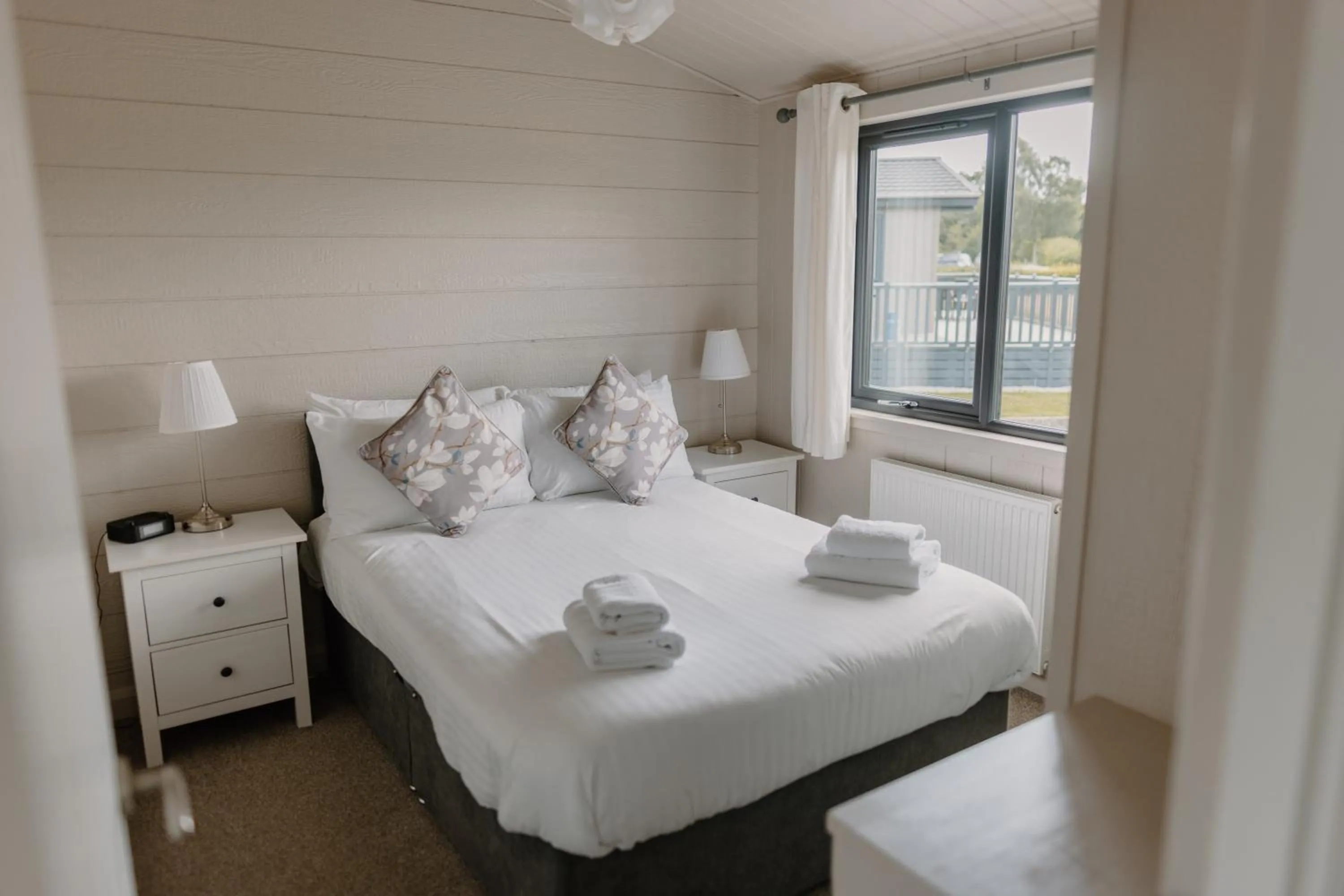 Bed in Linwater Caravan Park - Luxury Lodges and Static Caravans near Edinburgh